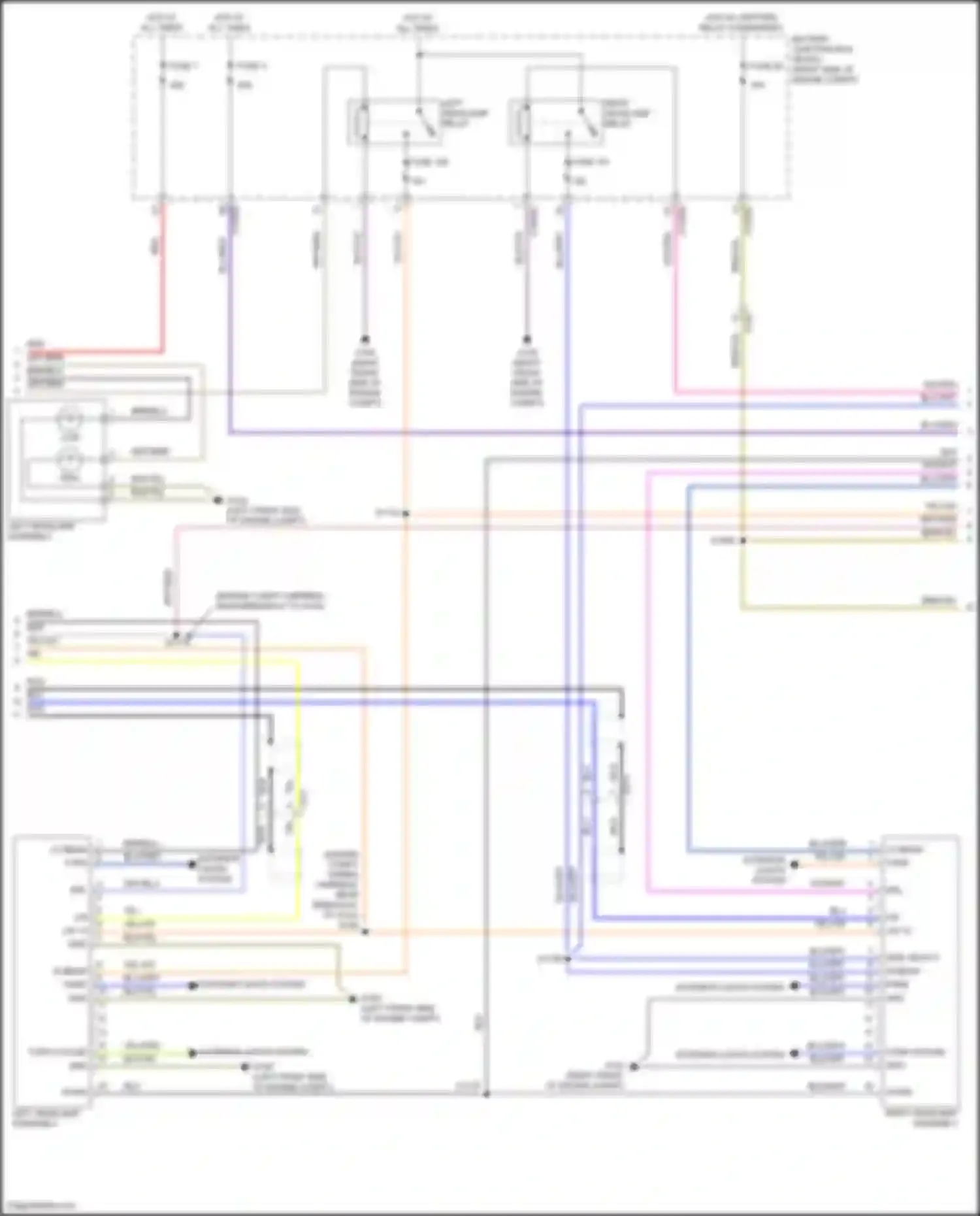 Wiring diagram left headlamp assembly for Ford F-150 XIV (2020-2024) (3 of 4)