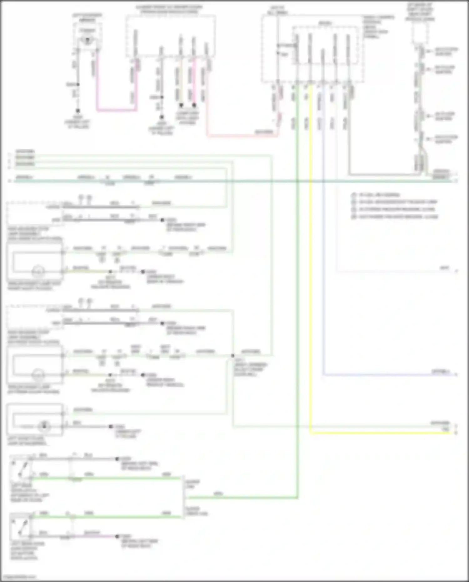 Wiring diagram lr door ajar for Ford F-150 XIV (2020-2024) (2 of 5)