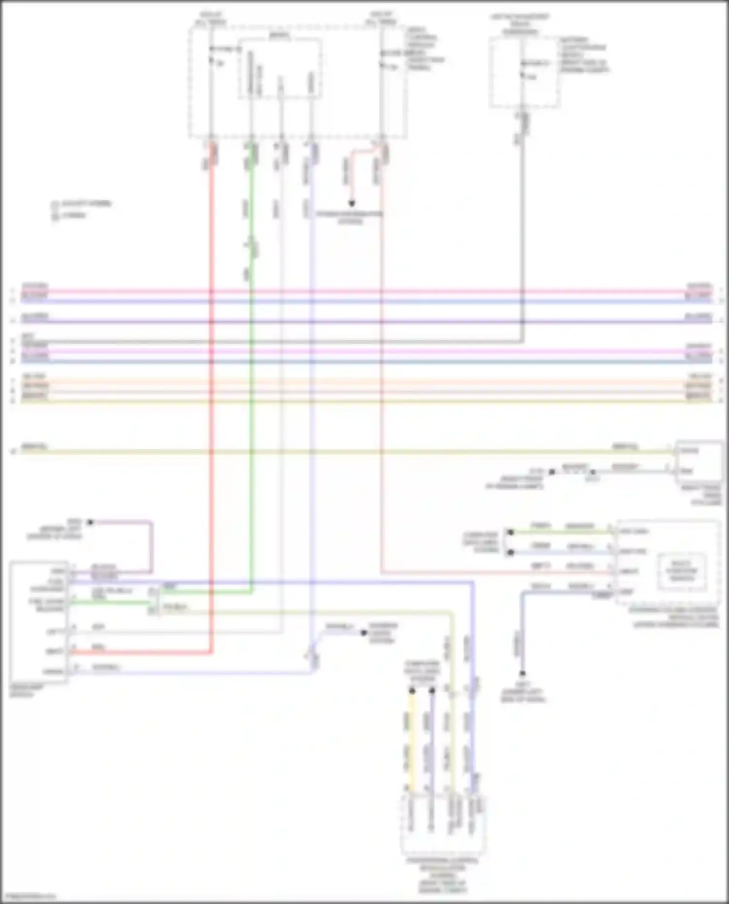 Wiring diagram power distribution system for Ford F-150 XIV (2020-2024) (3 of 6)