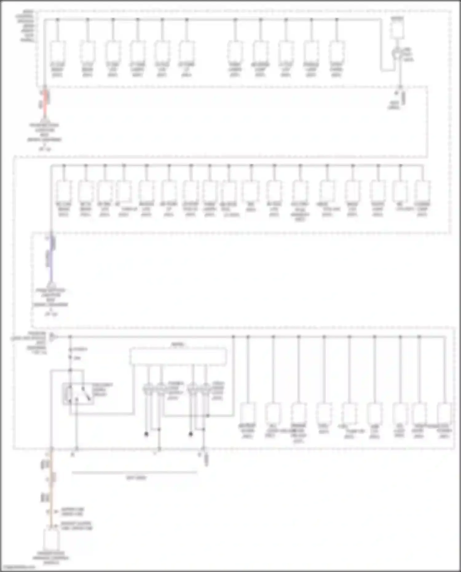 Wiring diagram super cab, crew cab for Ford F-150 XIV (2020-2024) (1 of 3)