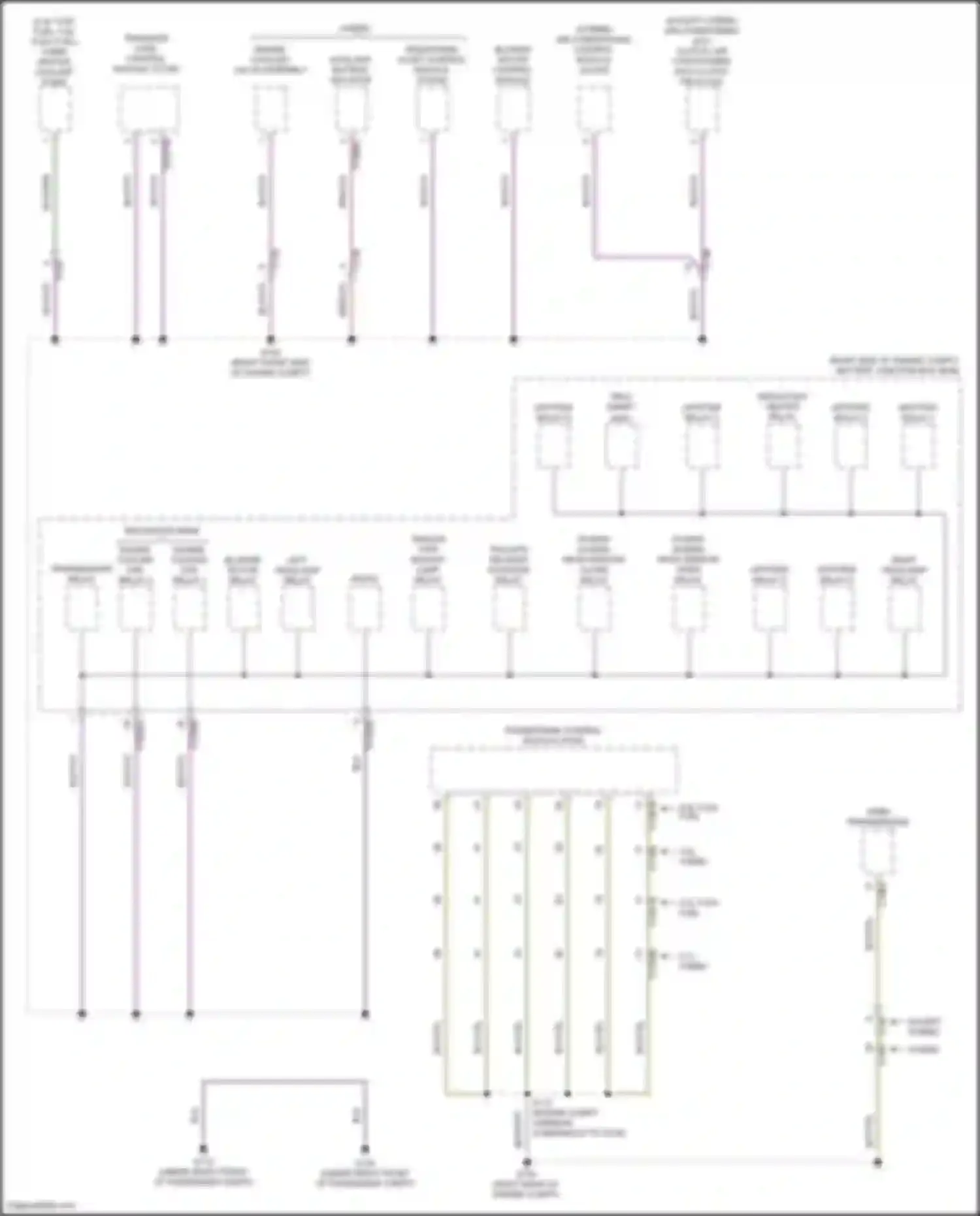 Wiring diagram tailgate release solenoid relay for Ford F-150 XIV (2020-2024) (2 of 5)