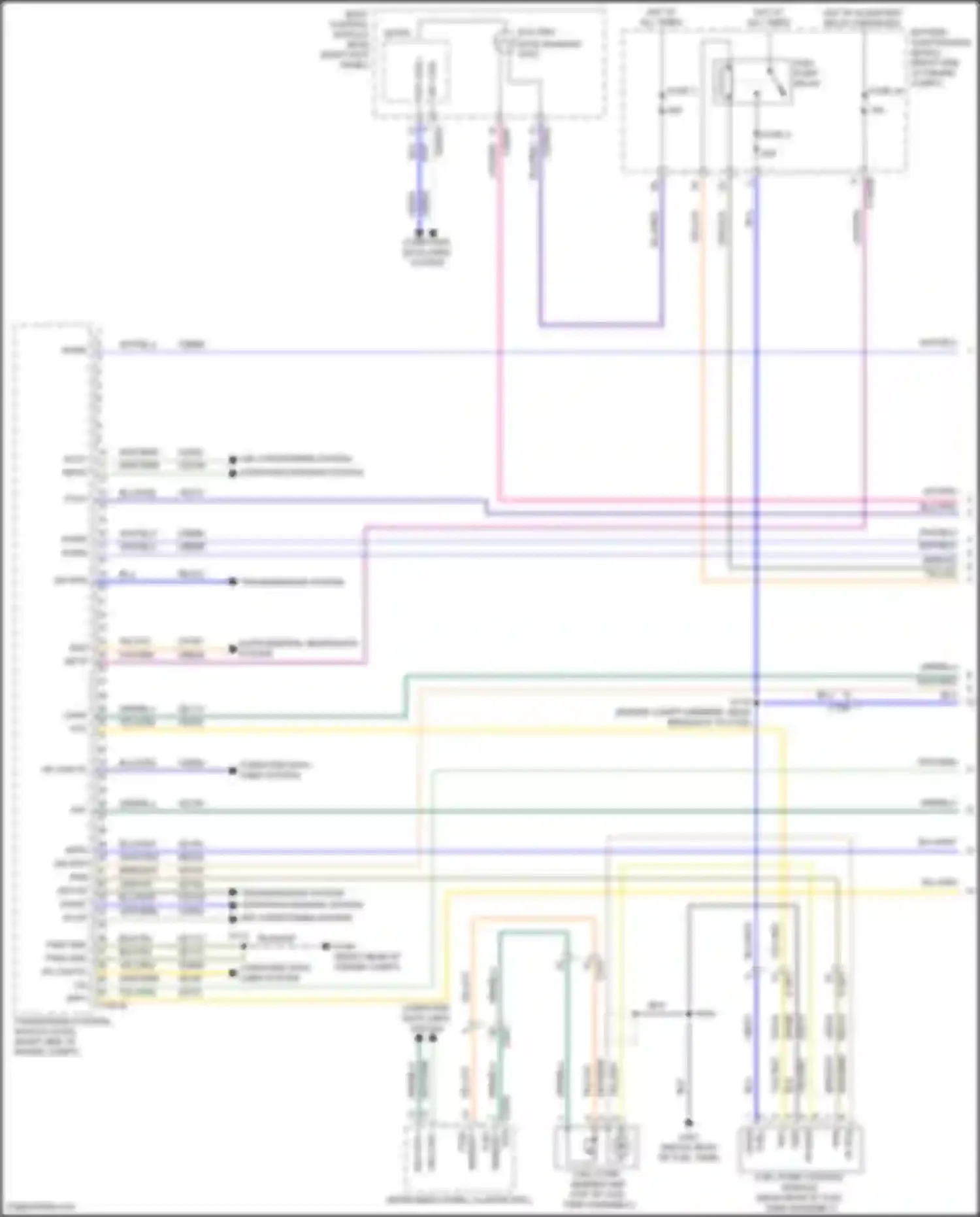 Wiring diagram transmissions system for Ford F-150 XIV (2020-2024) (9 of 17)