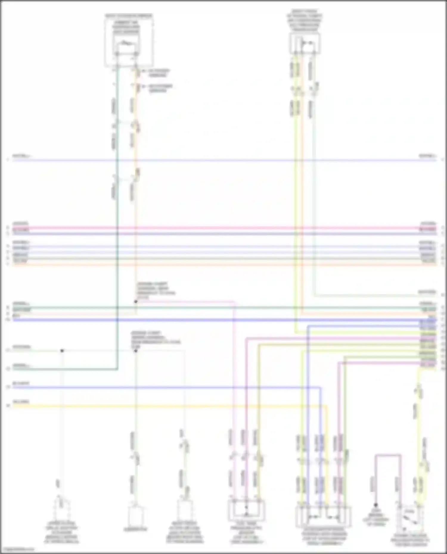Wiring diagram upper active grille shutter actuator for Ford F-150 XIV (2020-2024) (7 of 10)