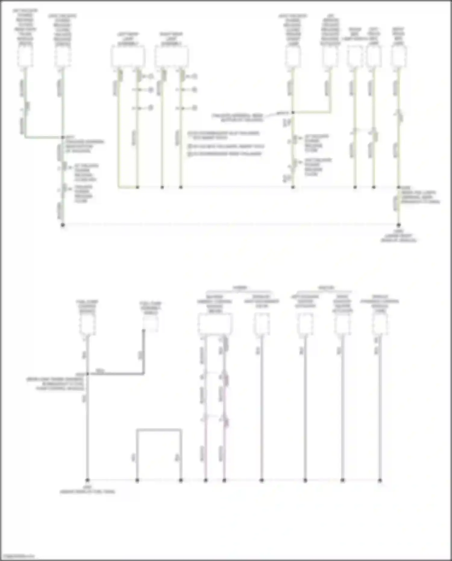 Wiring diagram w/ tailgate power release, close w/o tailgate power release, close for Ford F-150 XIV (2020-2024) (1 of 1)
