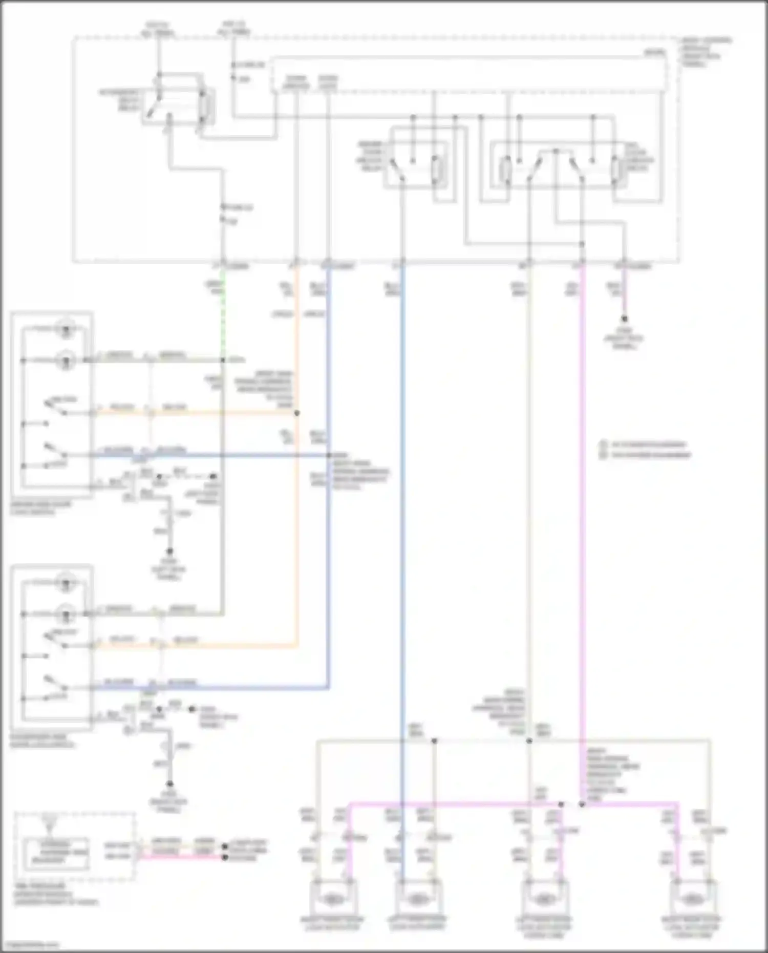 F-250 Ford XIII (2015-2017): Forced entry circuit (1 of 2)
