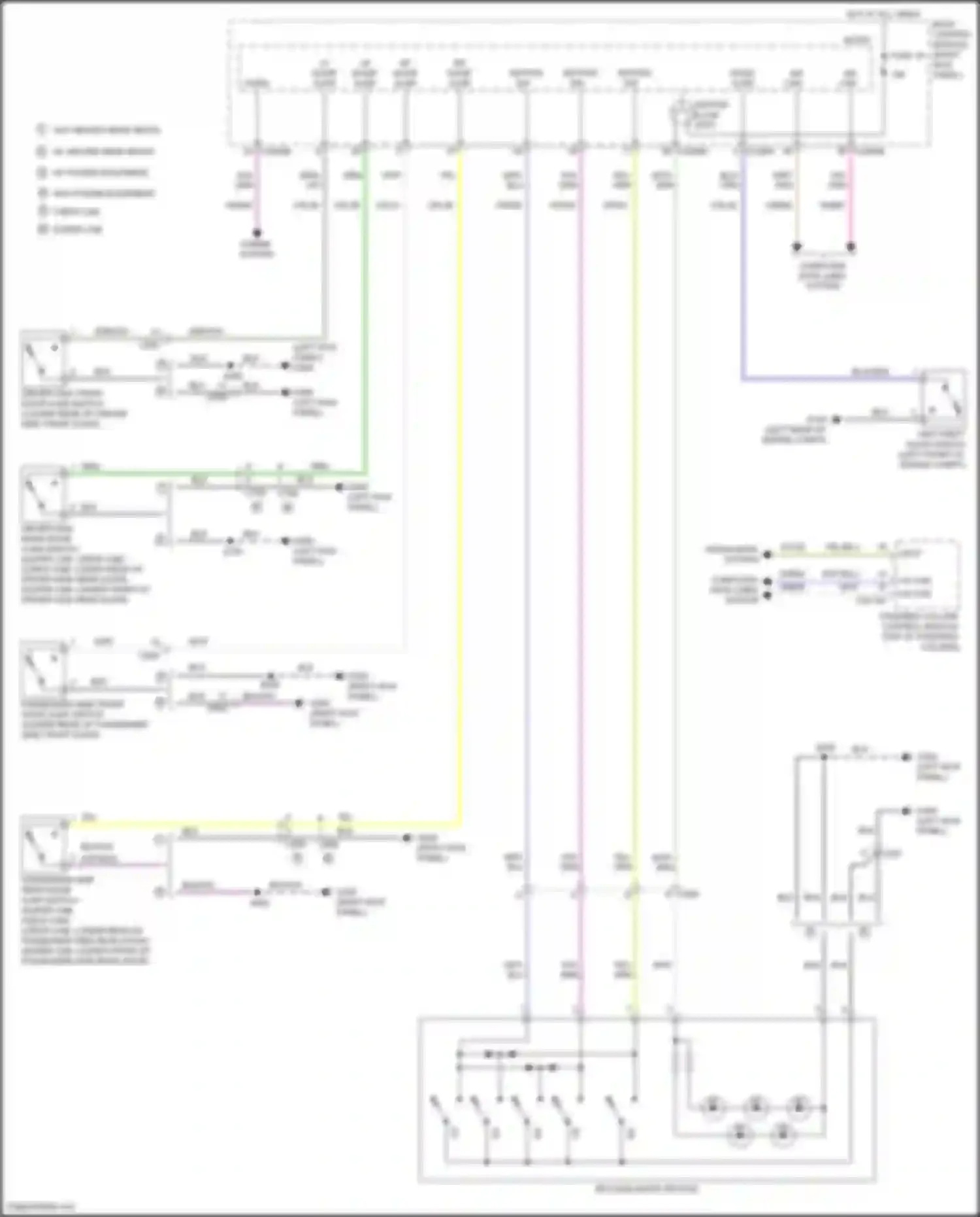 F-250 Ford XIII (2015-2017): Forced entry circuit (2 of 2)