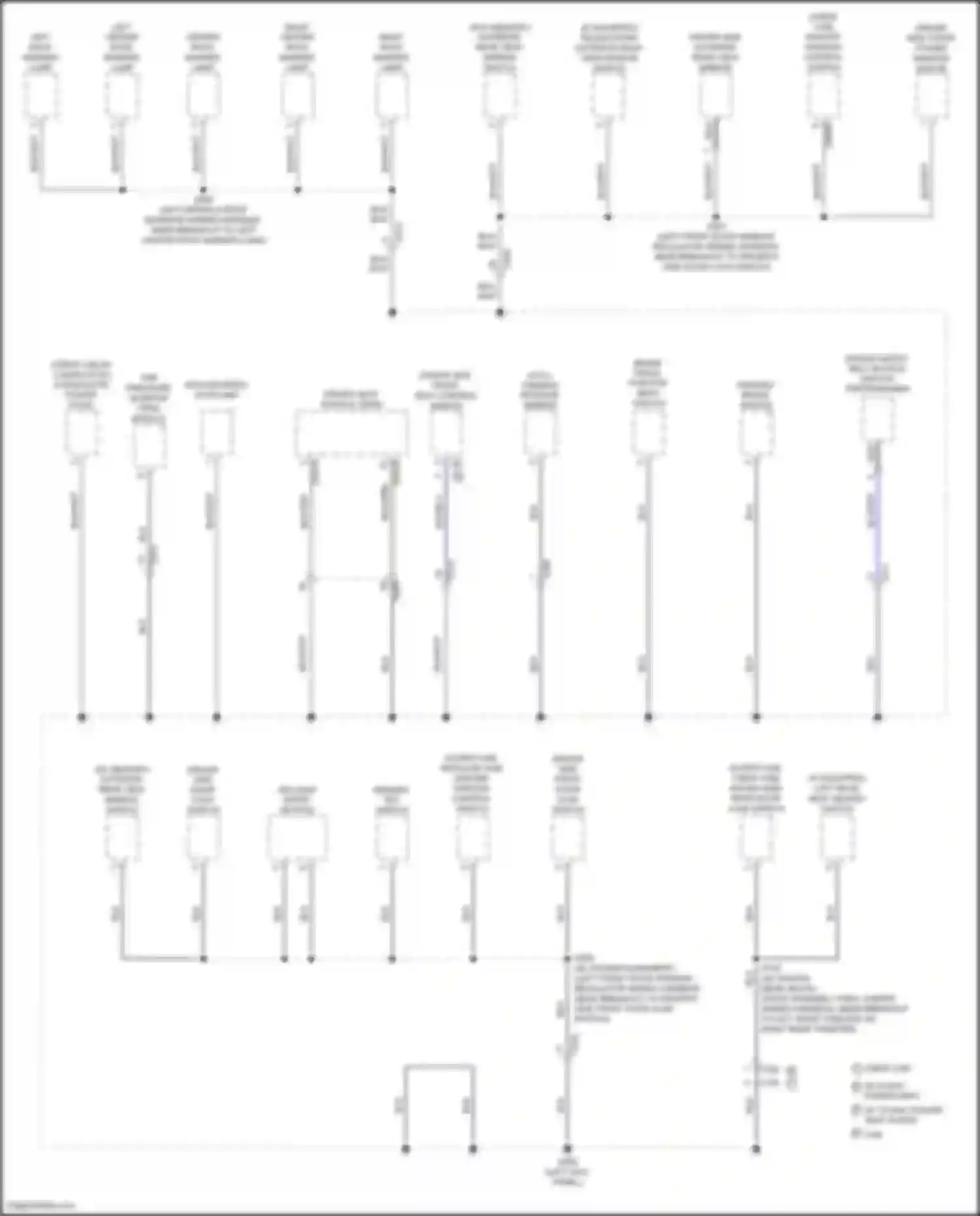 F-250 Ford XIII (2015-2017): Ground distribution circuit (3 of 5)