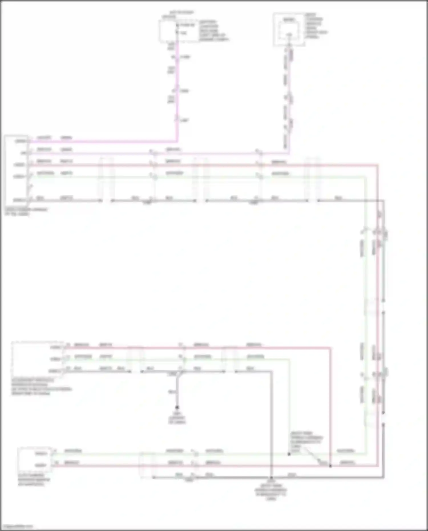 F-250 Ford XIII (2015-2017): Rear camera circuit