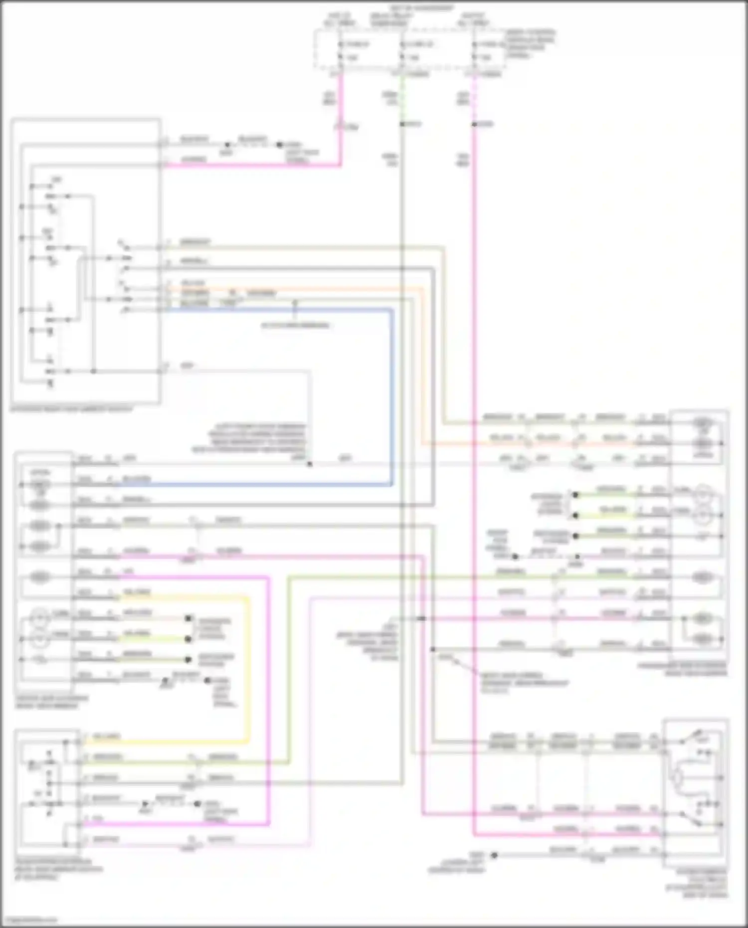 F-250 Ford XIII (2015-2017): Power mirrors circuit