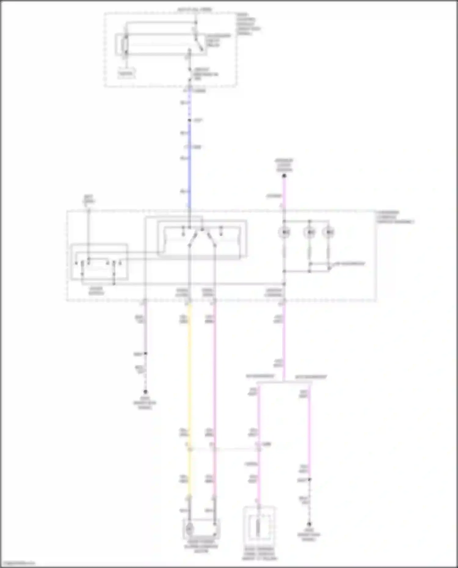 F-250 Ford XIII (2015-2017): Sliding rear window circuit