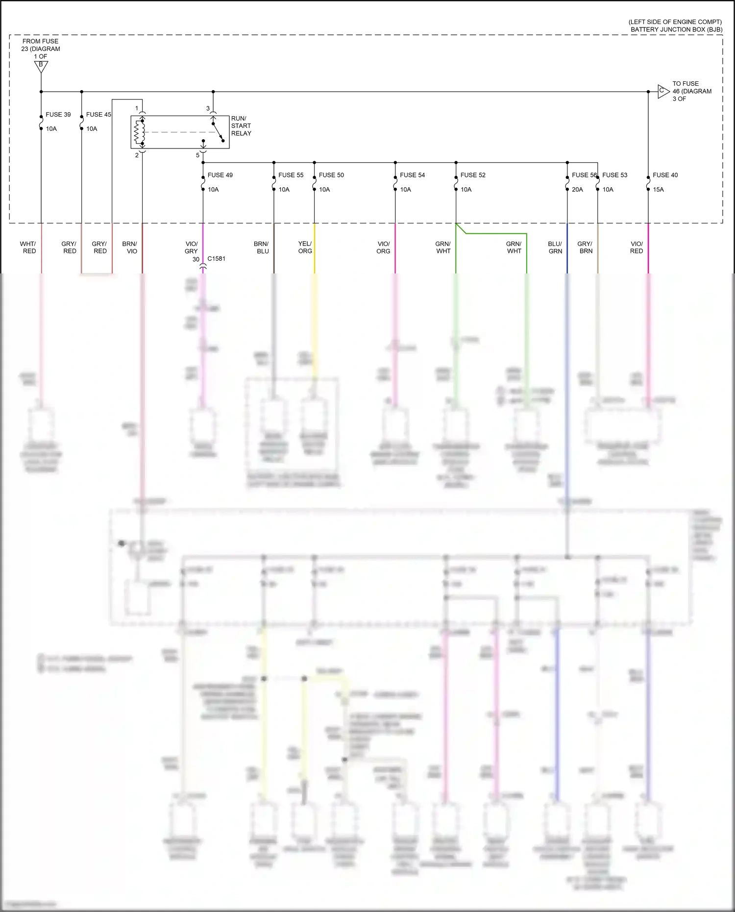 Ford F-250 XIII (2015-2017) center stack switch assembly wiring diagram  (4 of 5)
