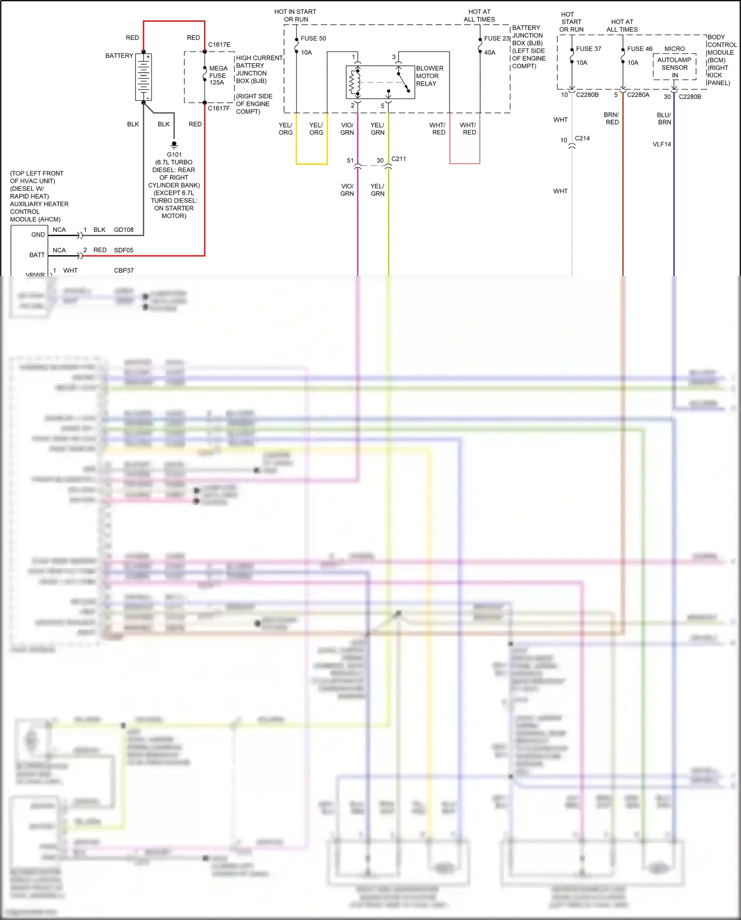 Ford F-250 XIII (2015-2017) computer data lines system wiring diagram  (1 of 69)