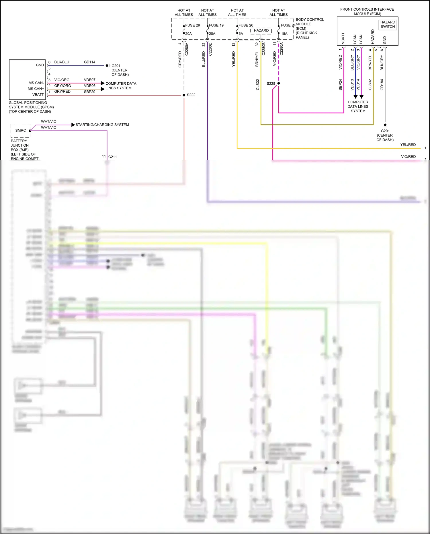 Ford F-250 XIII (2015-2017) computer data lines system wiring diagram  (23 of 69)