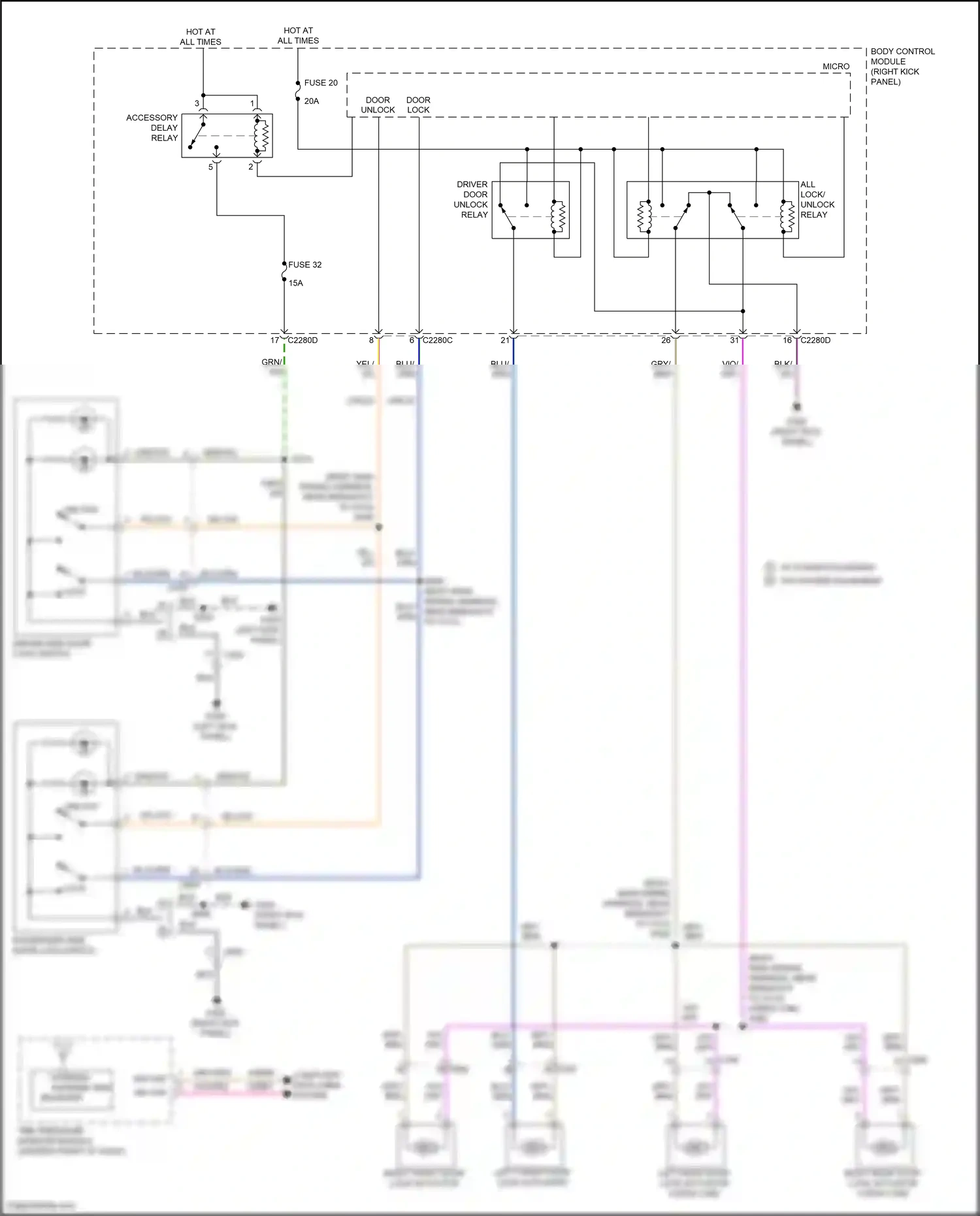 Ford F-250 XIII (2015-2017) computer data lines system wiring diagram  (19 of 69)