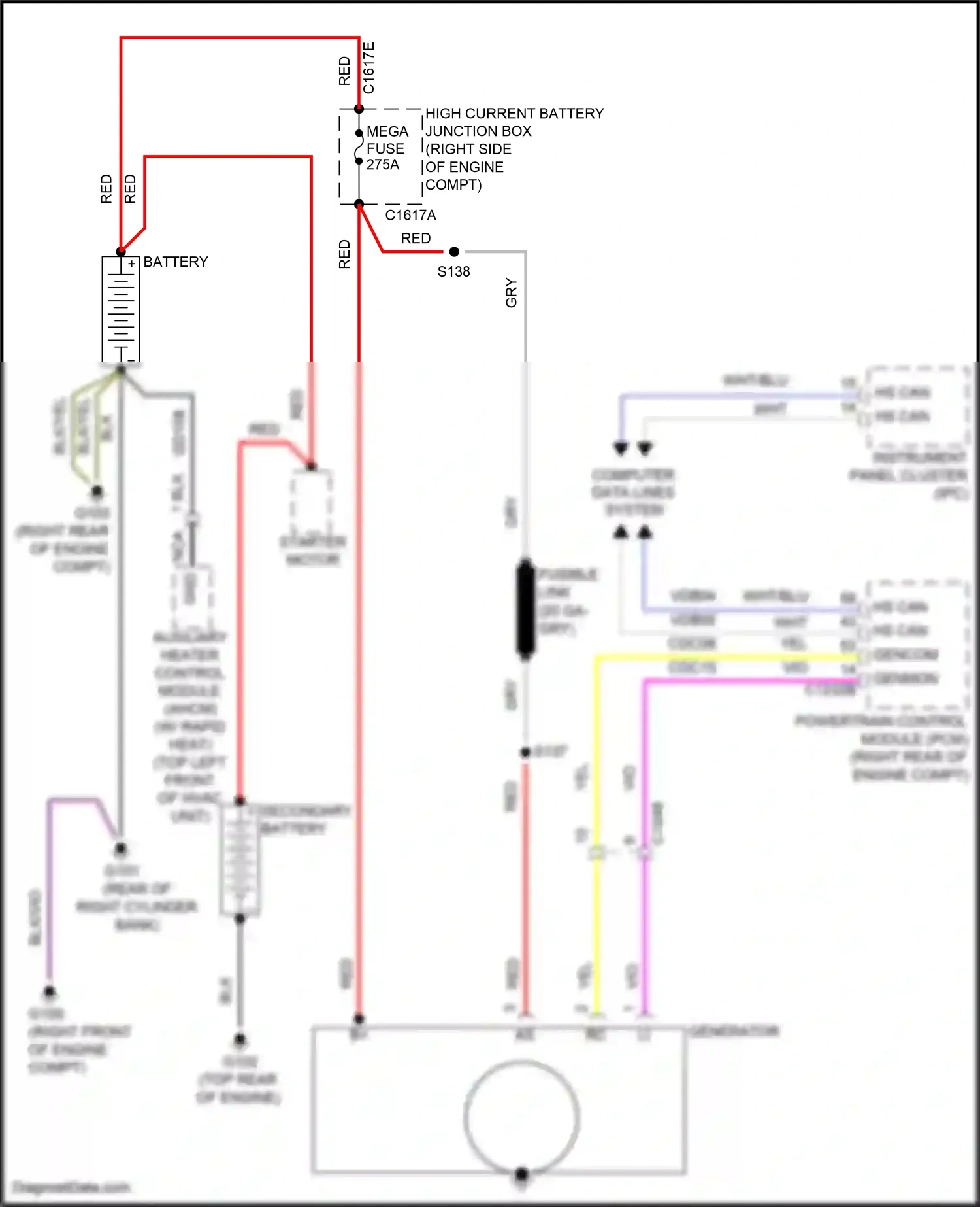 Ford F-250 XIII (2015-2017) computer data lines system wiring diagram  (65 of 69)