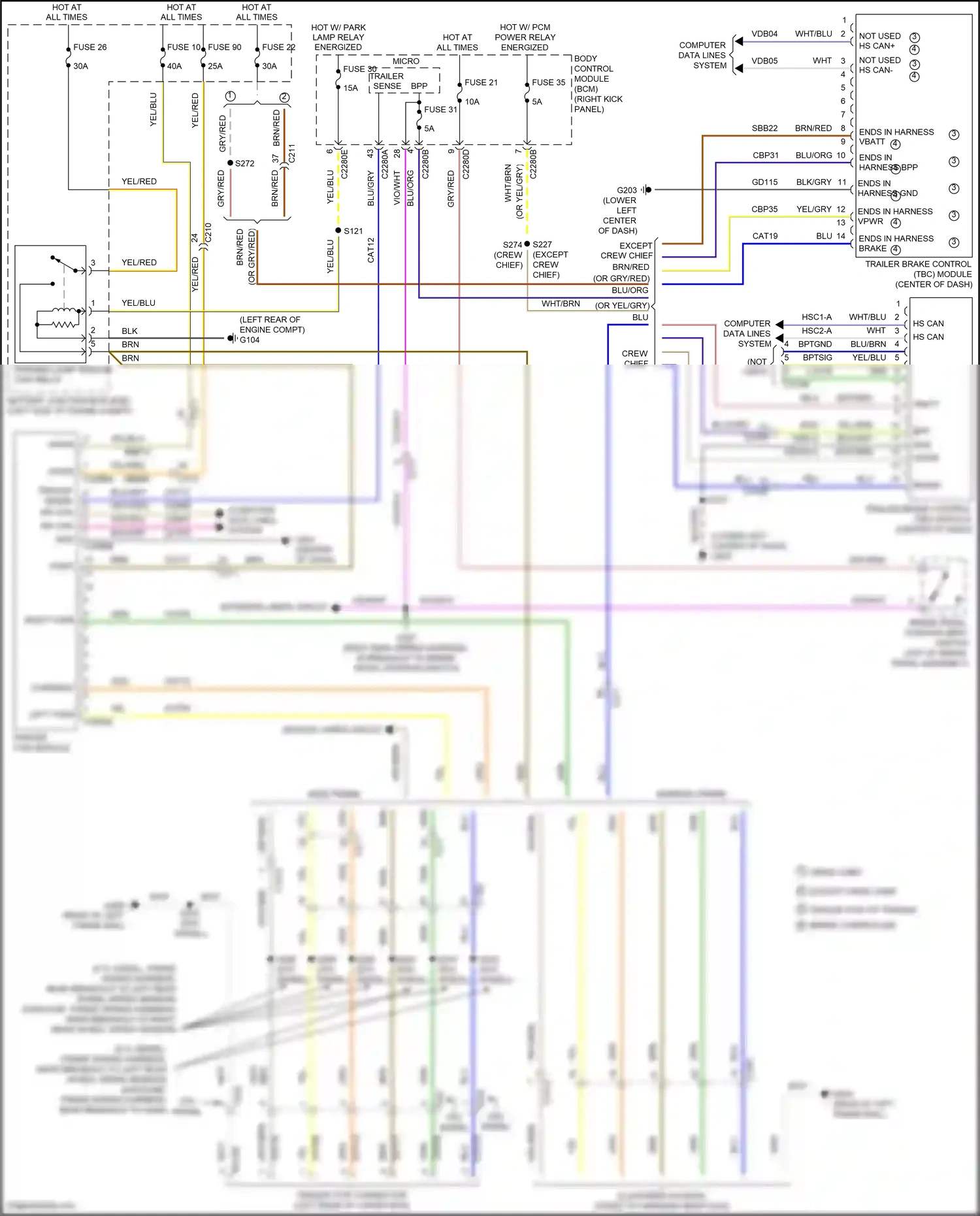 Ford F-250 XIII (2015-2017) computer data lines system wiring diagram  (49 of 69)