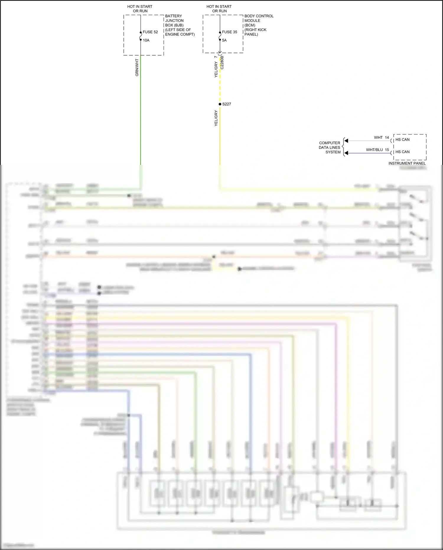 Ford F-250 XIII (2015-2017) computer data lines system wiring diagram  (52 of 69)