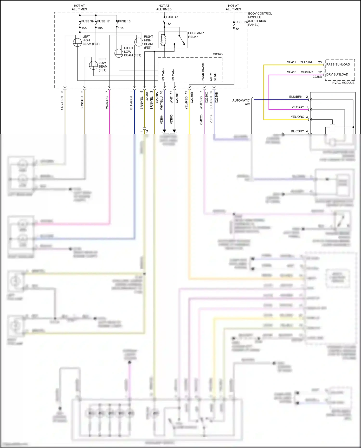 Ford F-250 XIII (2015-2017) solid state wiring diagram  (1 of 2)