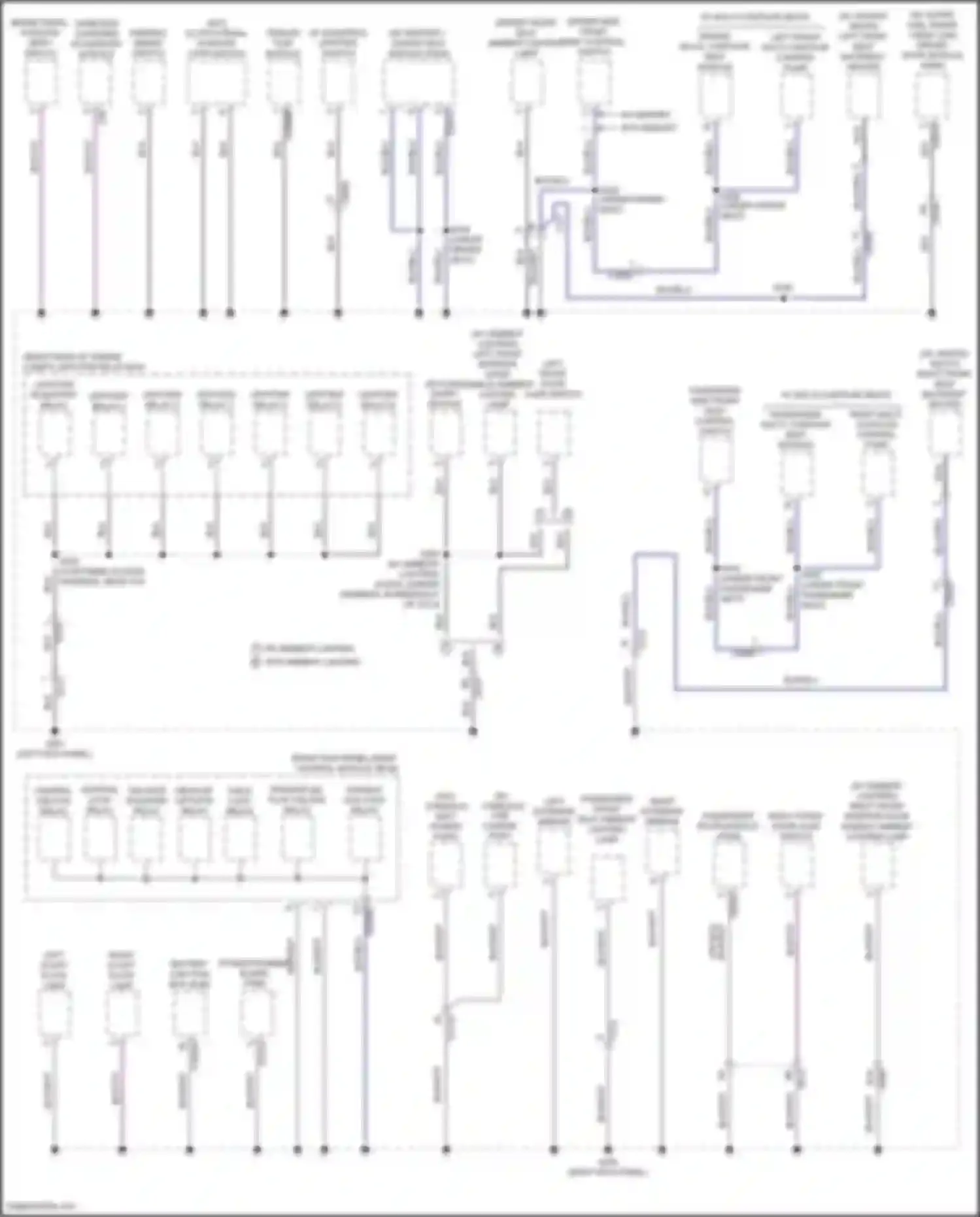 F-250 Ford XIV (2017-2024): Ground distribution circuit (3 of 8)