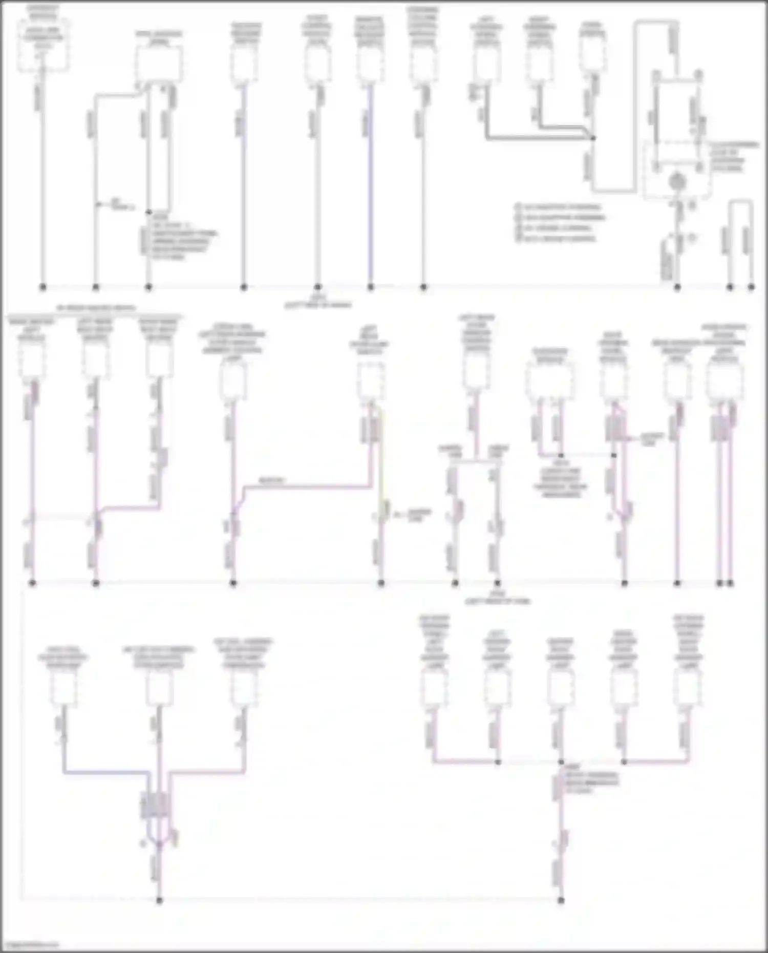 F-250 Ford XIV (2017-2024): Ground distribution circuit (6 of 8)