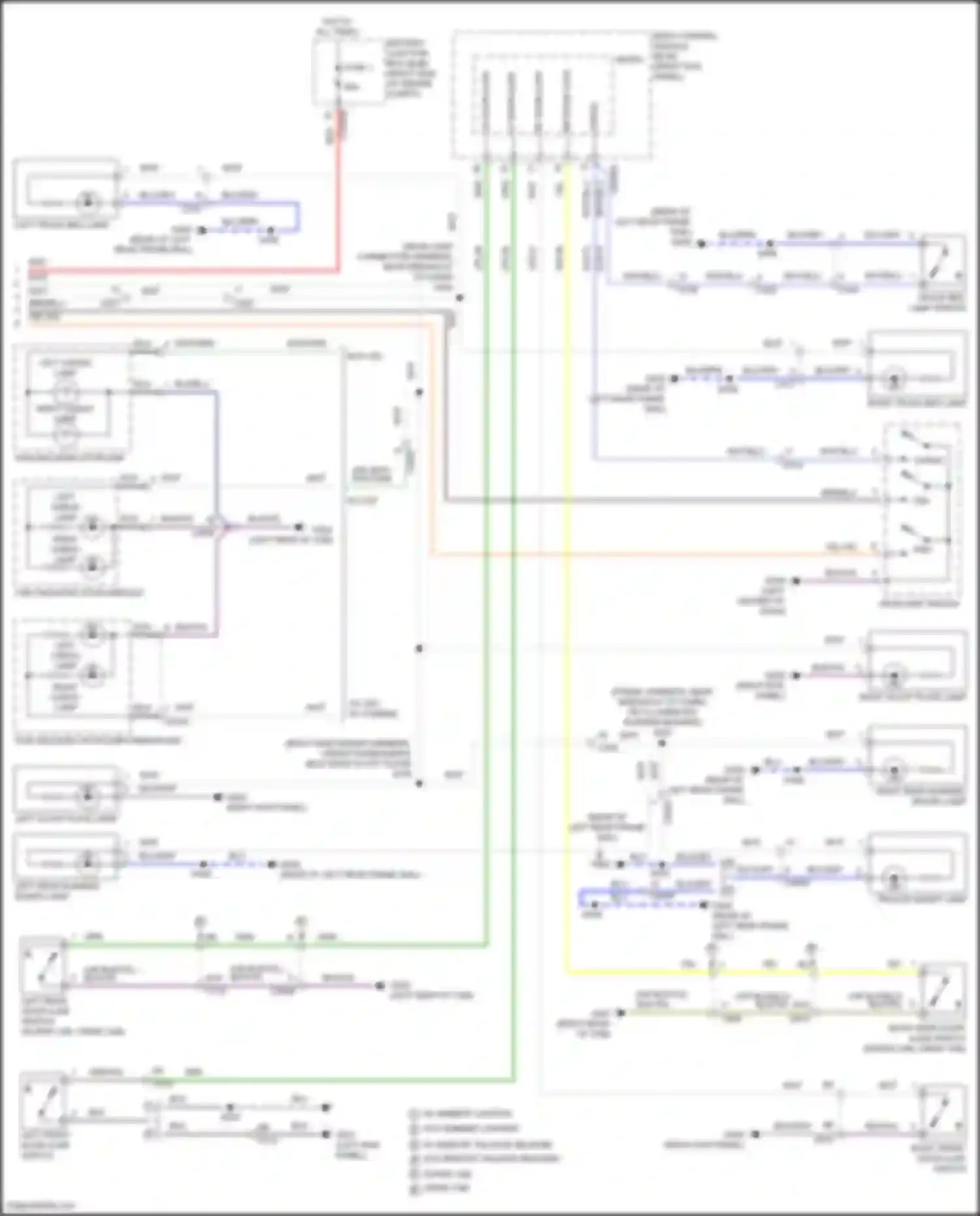 F-250 Ford XIV (2017-2024): Courtesy lamps circuit (3 of 3)