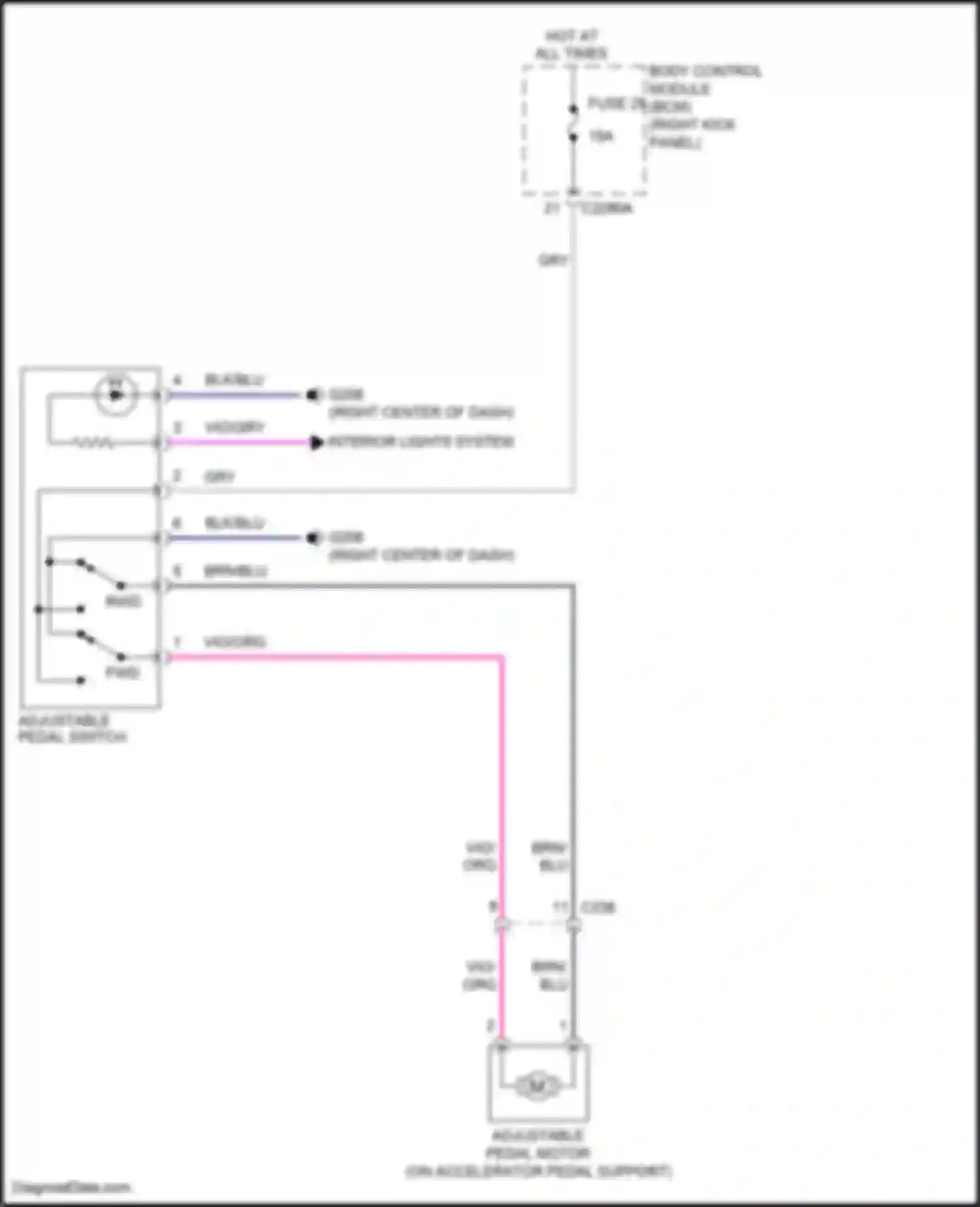 Wiring diagram blk/blu for Ford F-250 XIV (2017-2024) (1 of 34)