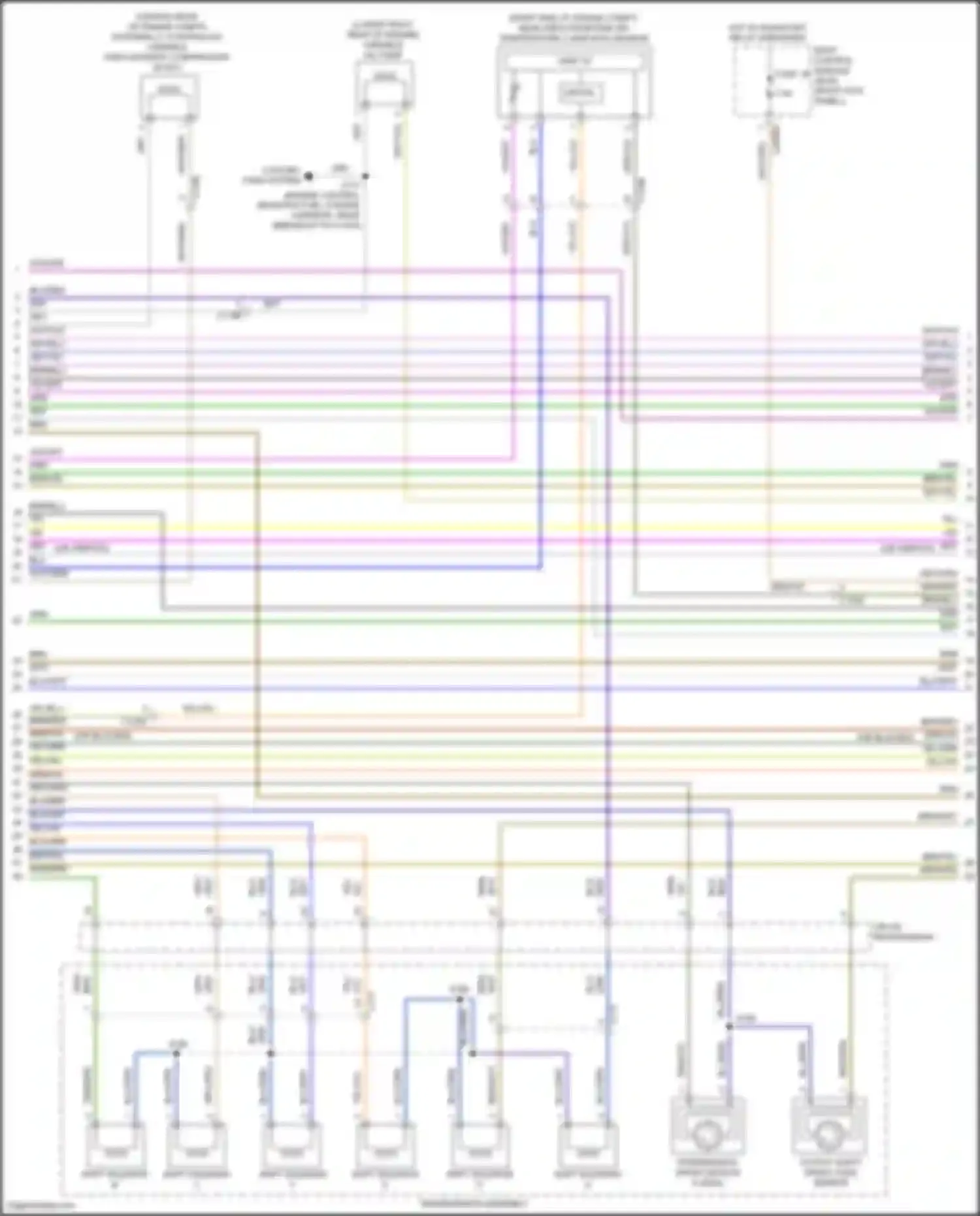 Wiring diagram cooling fans system for Ford F-250 XIV (2017-2024) (6 of 6)