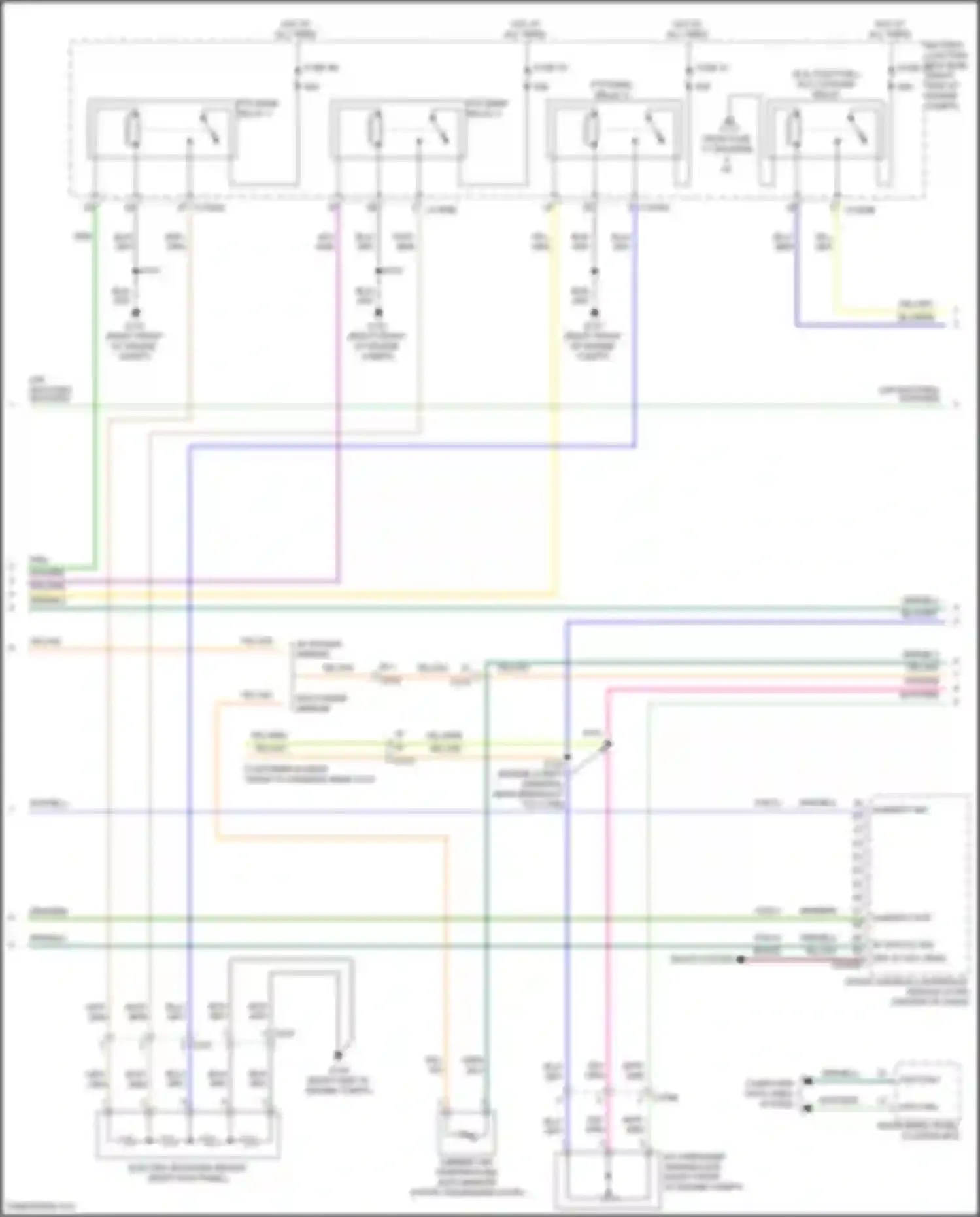 Wiring diagram gcc cooling relay for Ford F-250 XIV (2017-2024) (1 of 3)
