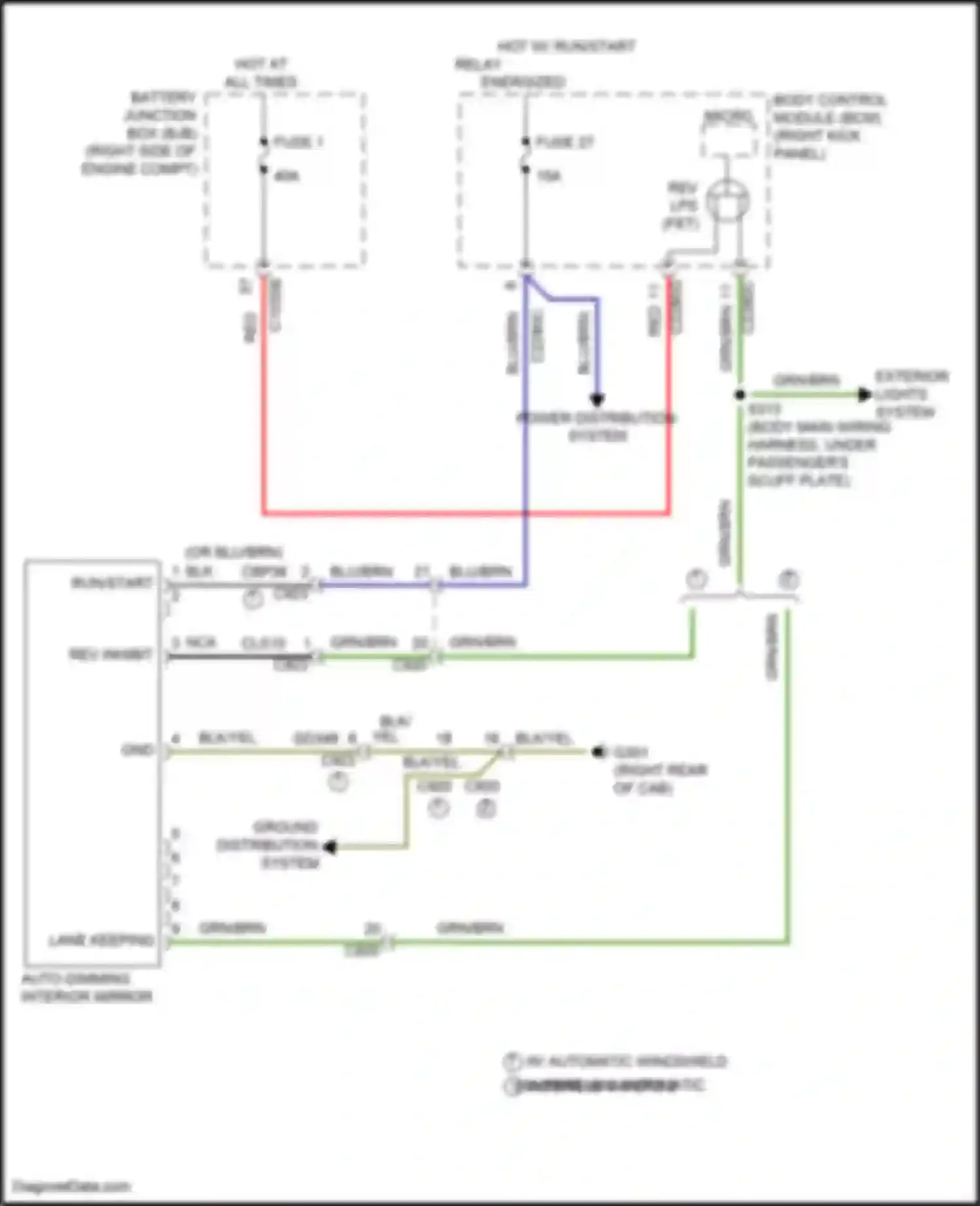 Wiring diagram hot at all times for Ford F-250 XIV (2017-2024) (3 of 95)