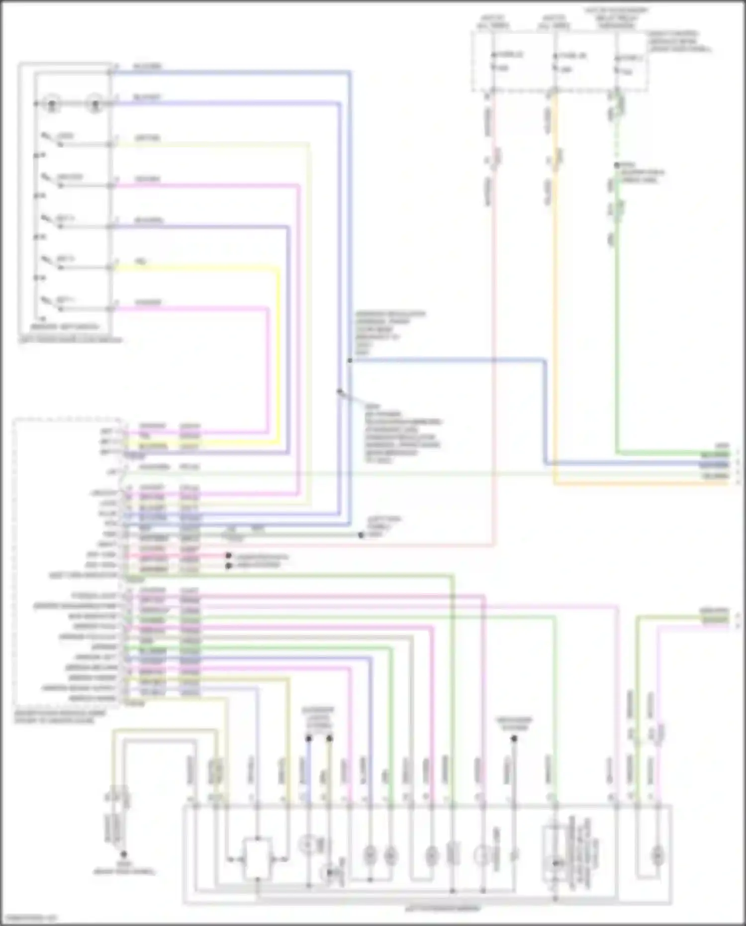 Wiring diagram hot w/ accessory delay relay energized for Ford F-250 XIV (2017-2024) (1 of 6)
