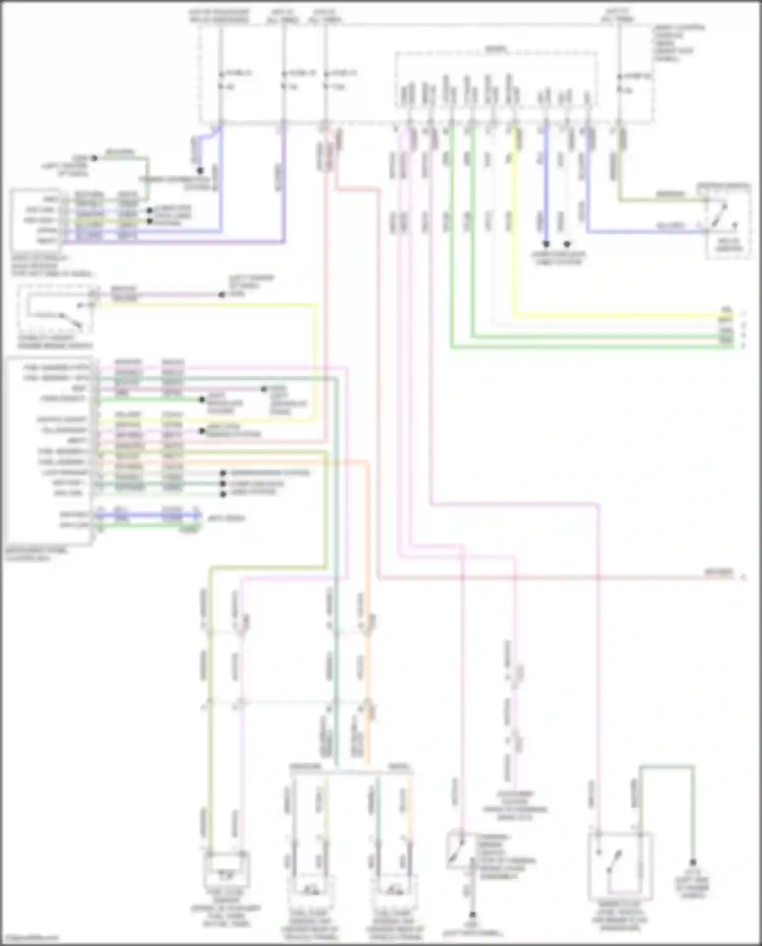 Wiring diagram hot w/ run/start relay energized for Ford F-250 XIV (2017-2024) (8 of 32)