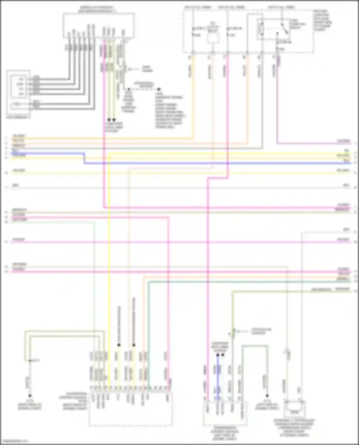 Wiring diagram hs can+ for Ford F-250 XIV (2017-2024) (5 of 5)