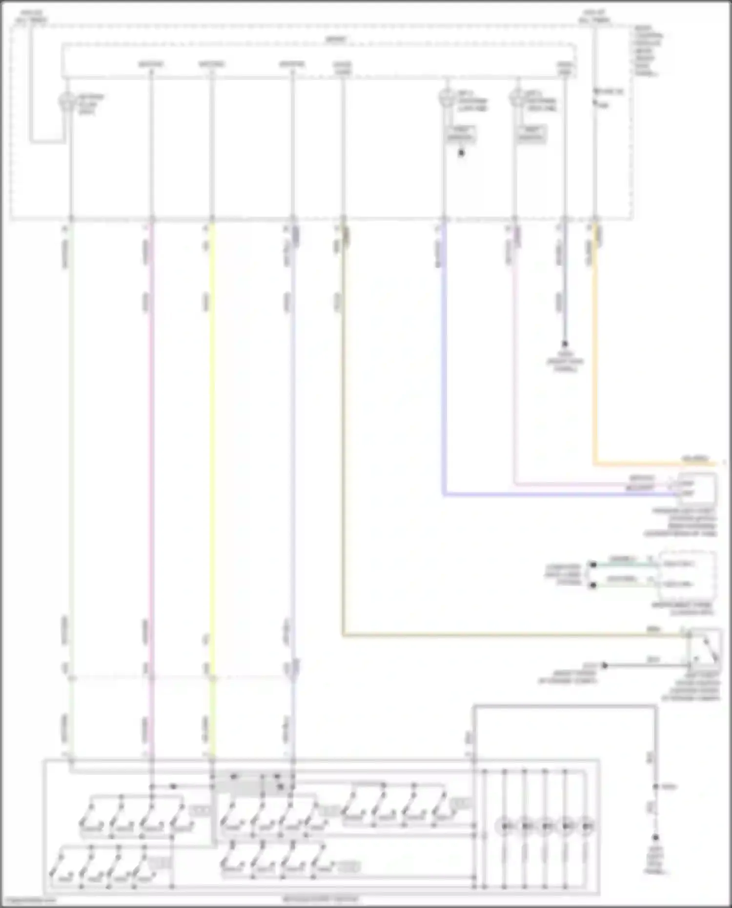 Wiring diagram keyless entry keypad for Ford F-250 XIV (2017-2024) (1 of 3)