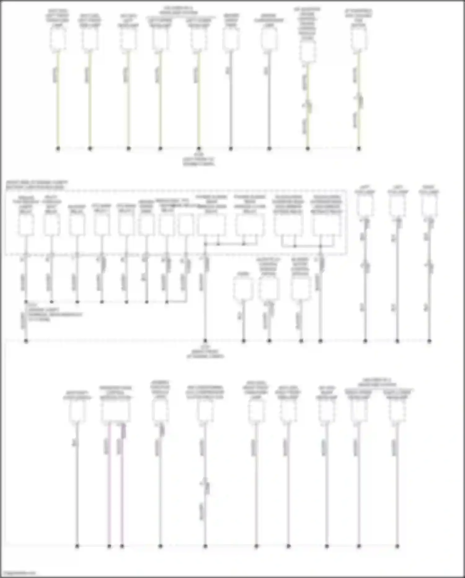 Wiring diagram left fog lamp for Ford F-250 XIV (2017-2024) (1 of 2)