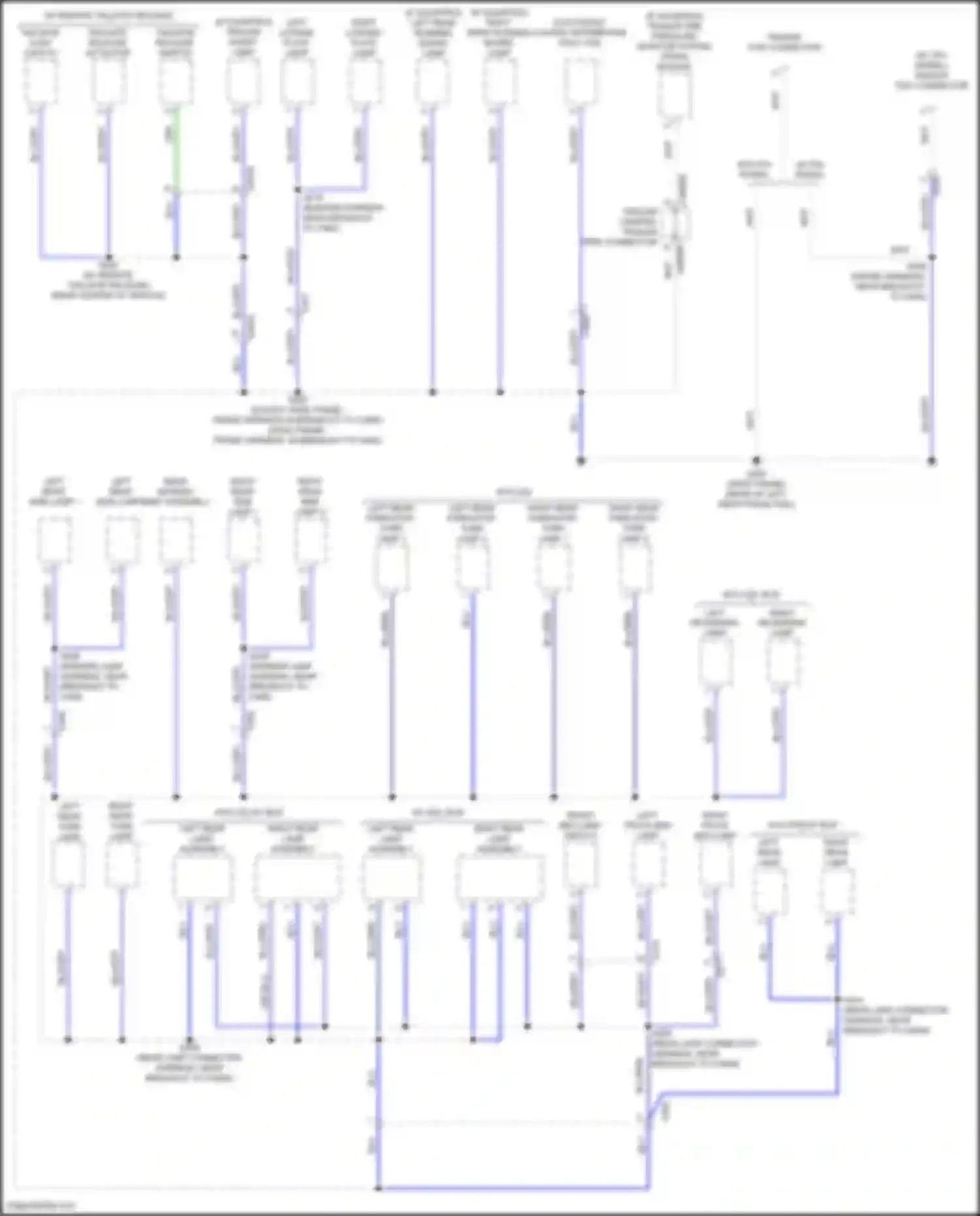 Wiring diagram left rear turn lamp for Ford F-250 XIV (2017-2024) (2 of 2)