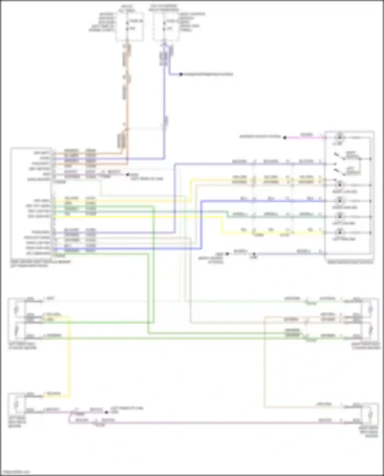 Wiring diagram right switch for Ford F-250 XIV (2017-2024) (1 of 1)