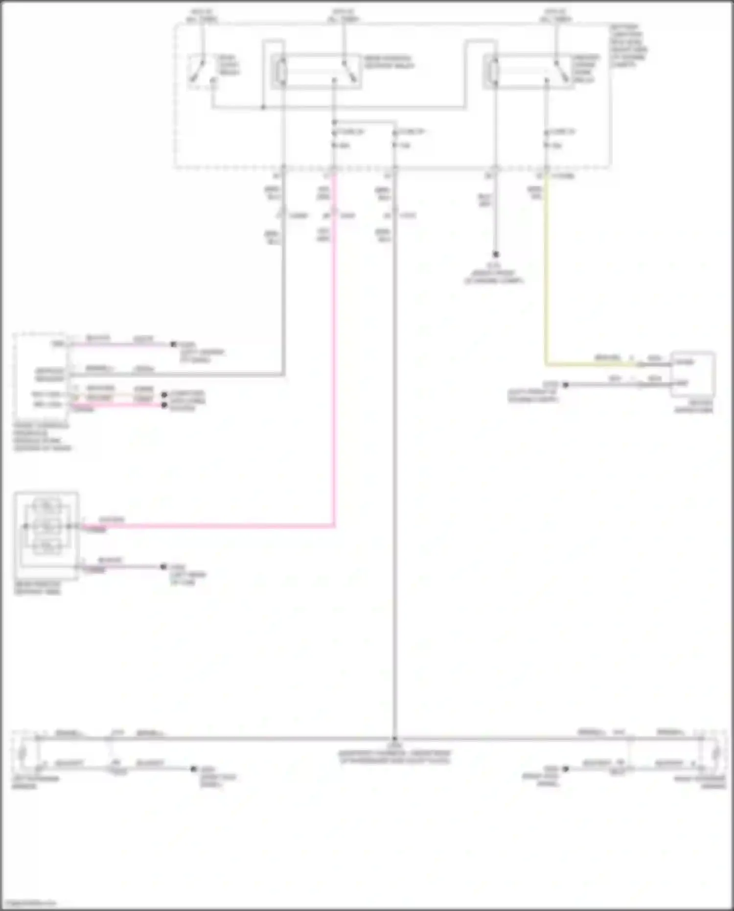 Wiring diagram run/ start relay for Ford F-250 XIV (2017-2024) (1 of 3)