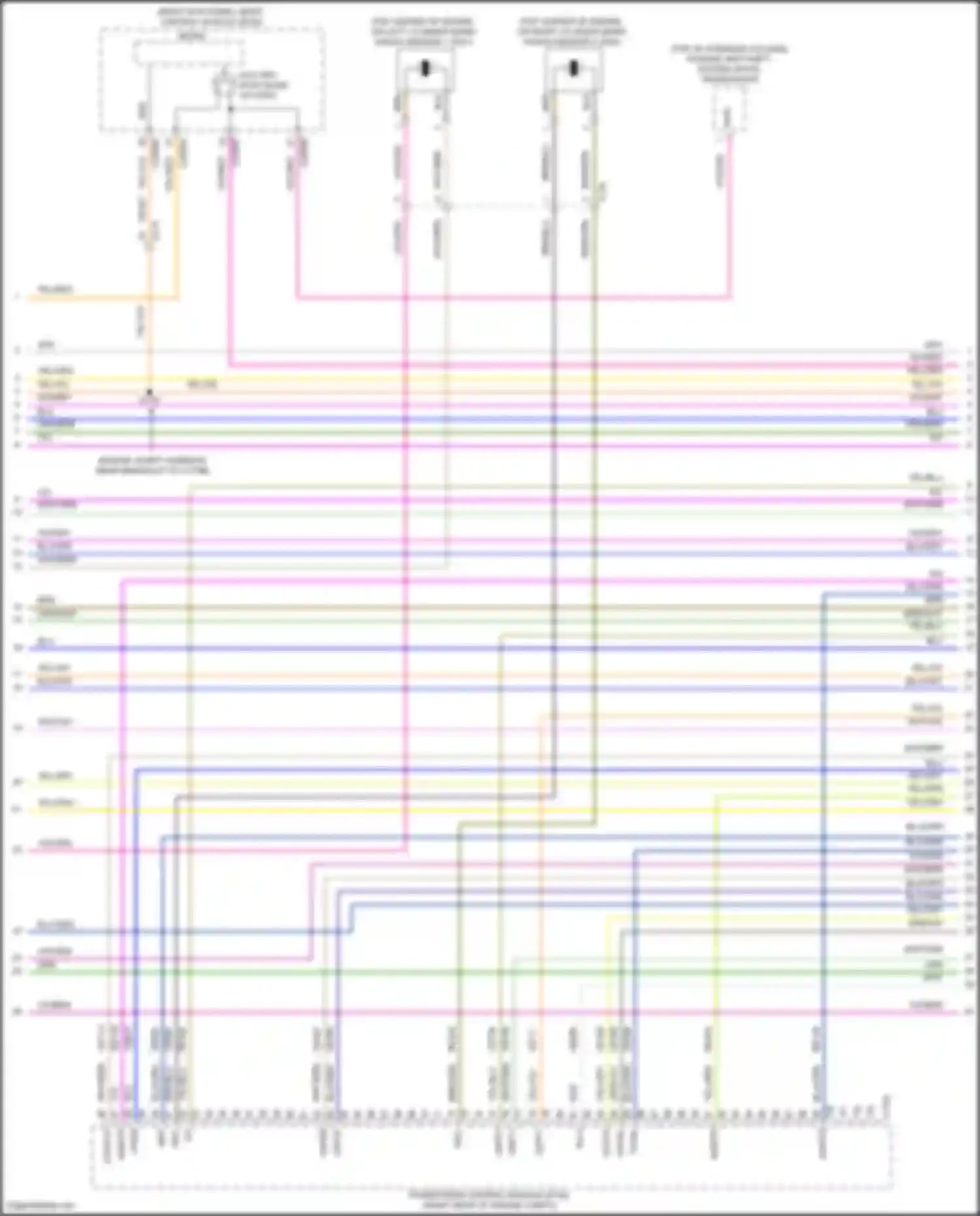 Wiring diagram tacm+ for Ford F-250 XIV (2017-2024) (2 of 5)