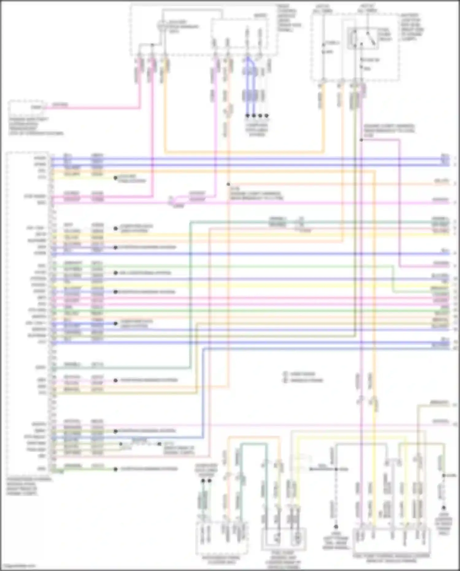 Wiring diagram tro n for Ford F-250 XIV (2017-2024) (3 of 3)
