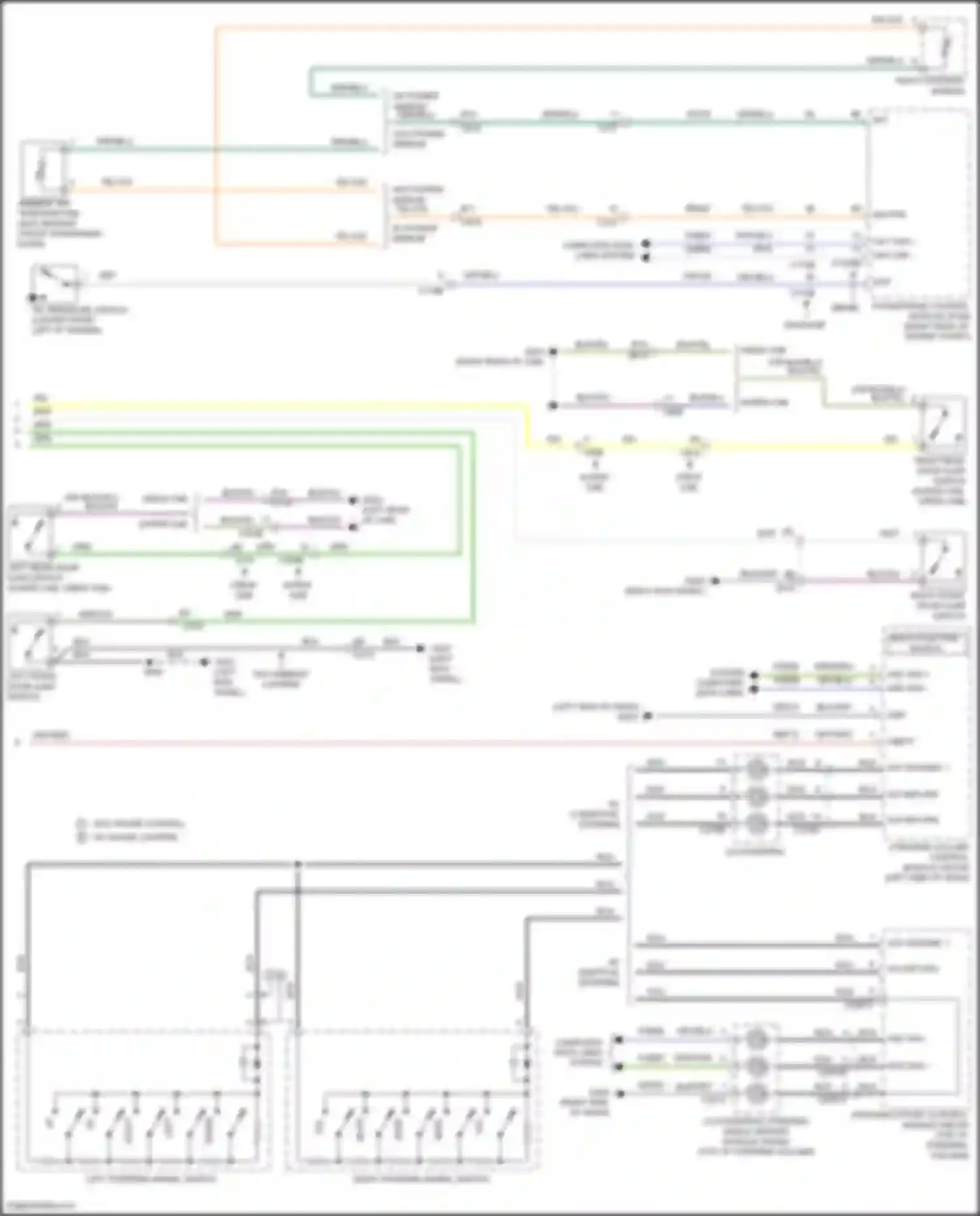 Wiring diagram w/ adaptive steering for Ford F-250 XIV (2017-2024) (1 of 2)