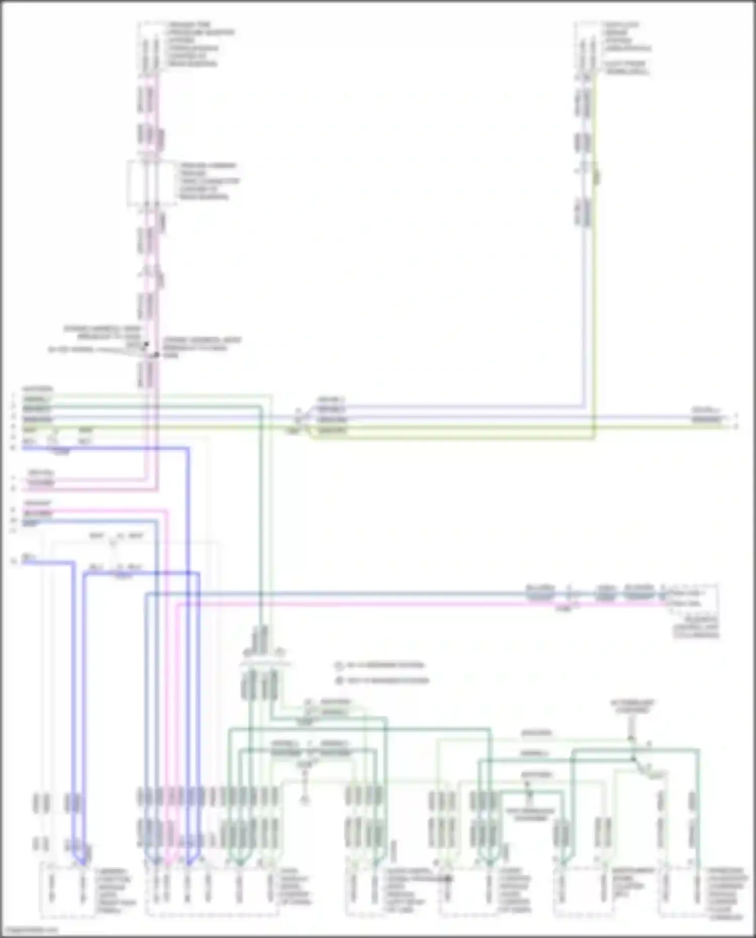 Wiring diagram w/o wireless charging for Ford F-250 XIV (2017-2024) (1 of 1)