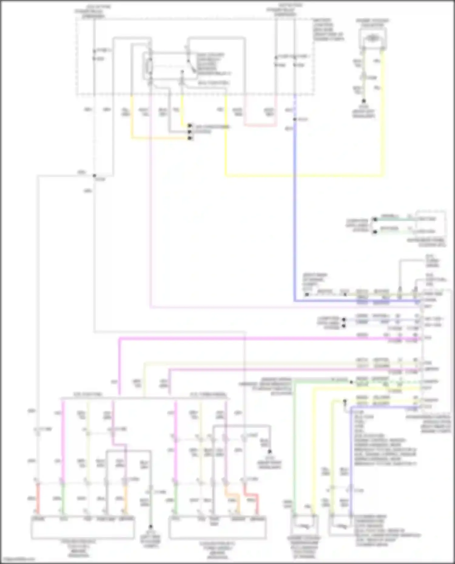 F-350 Ford XIV (2017-2020): Cooling fan circuit
