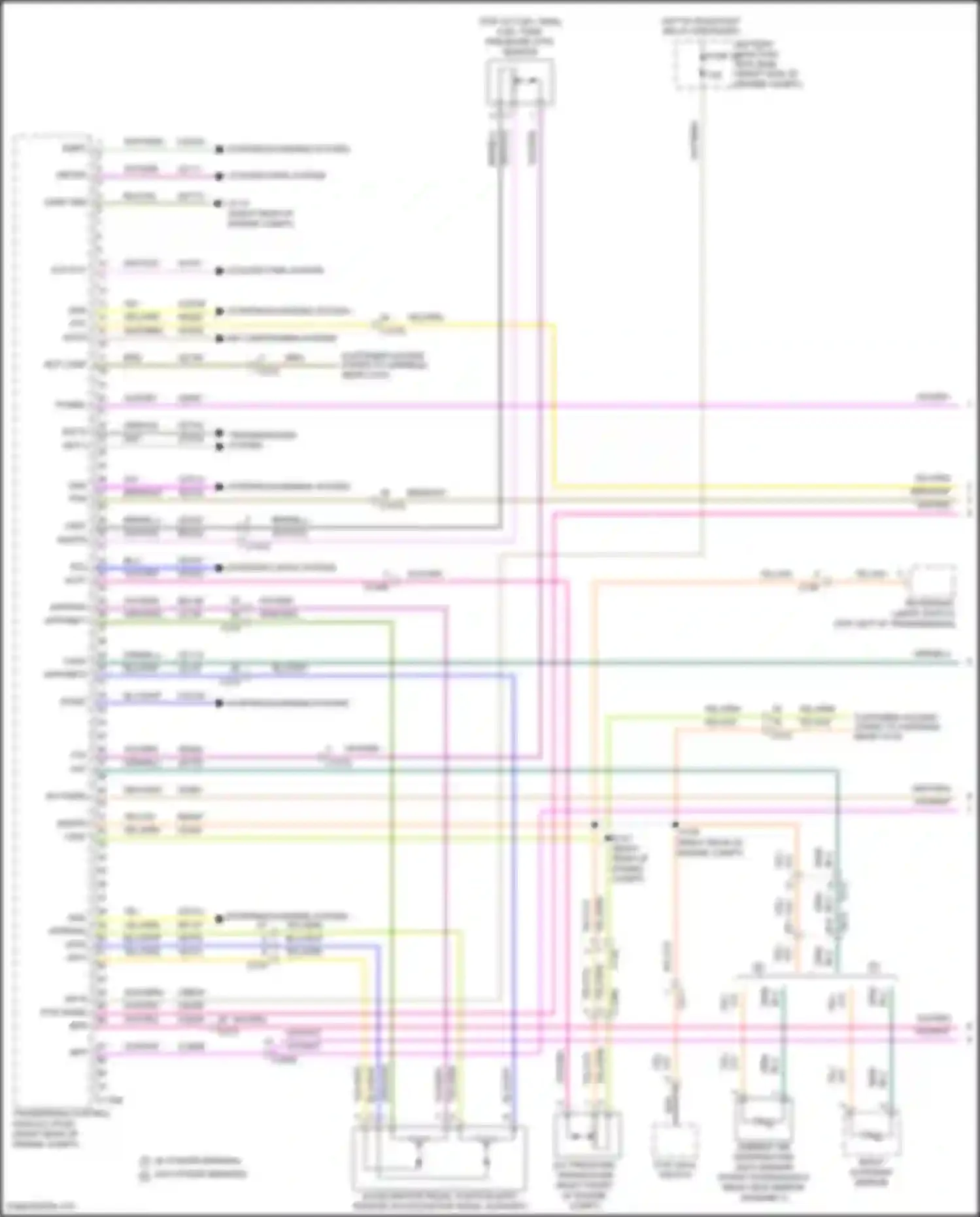 F-350 Ford XIV (2017-2020): Wiring diagram engine performance 6.2l flex fuel (1 of 7)