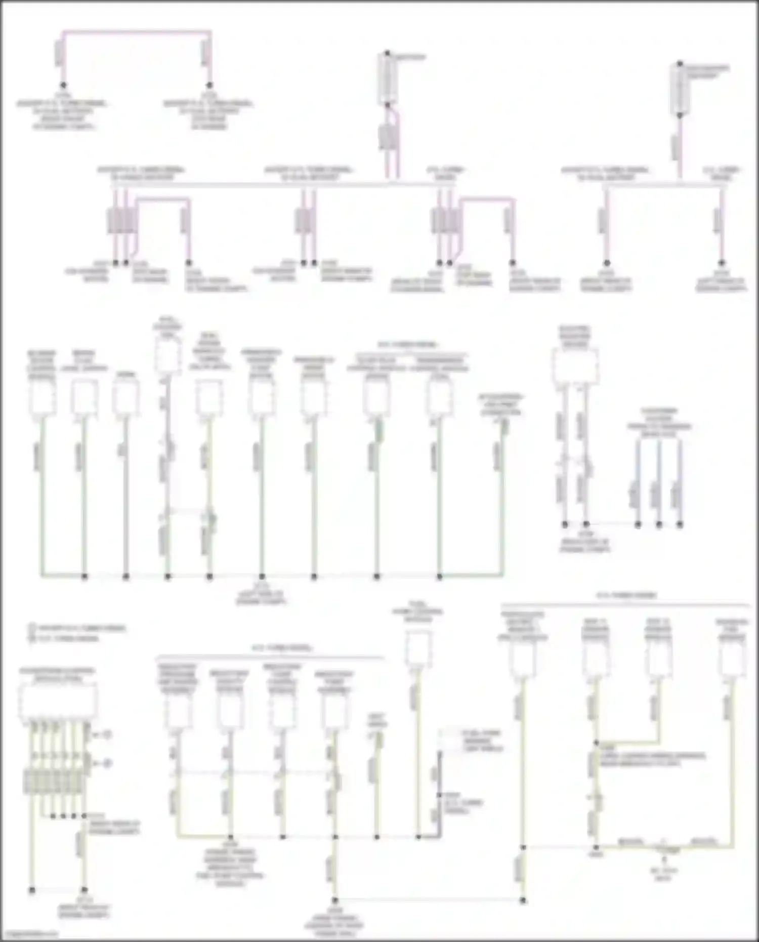 F-350 Ford XIV (2017-2020): Ground distribution circuit (1 of 8)