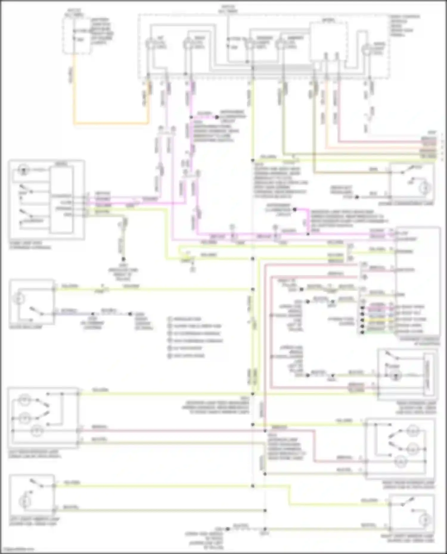 F-350 Ford XIV (2017-2020): Courtesy lamps circuit (1 of 3)