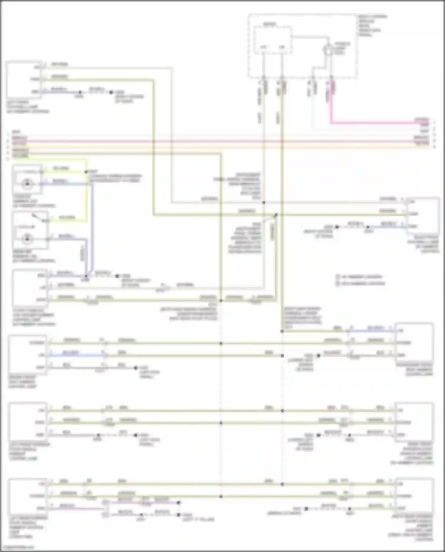 F-350 Ford XIV (2017-2020): Courtesy lamps circuit (2 of 3)