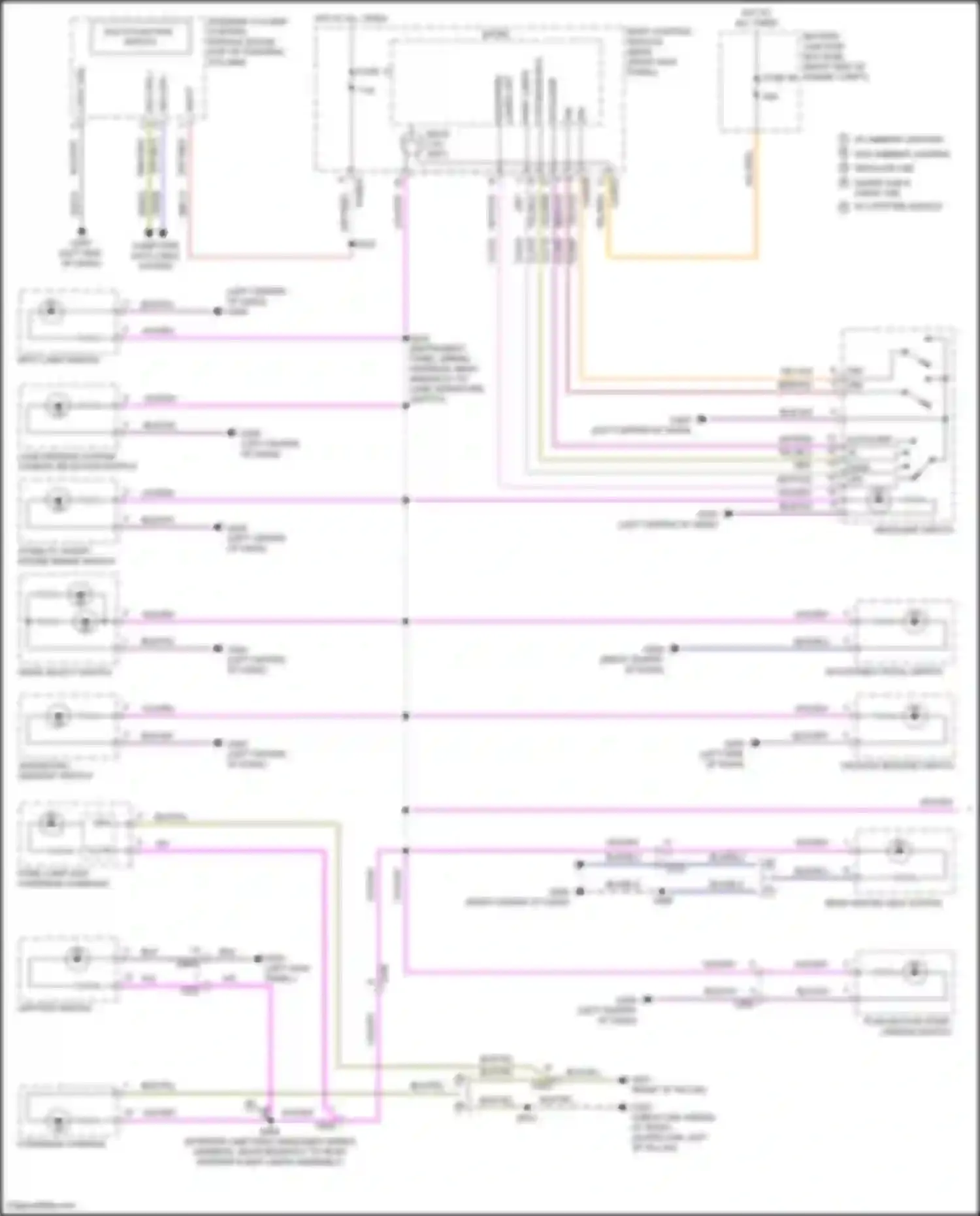 F-350 Ford XIV (2017-2020): Instrument illumination circuit (1 of 2)