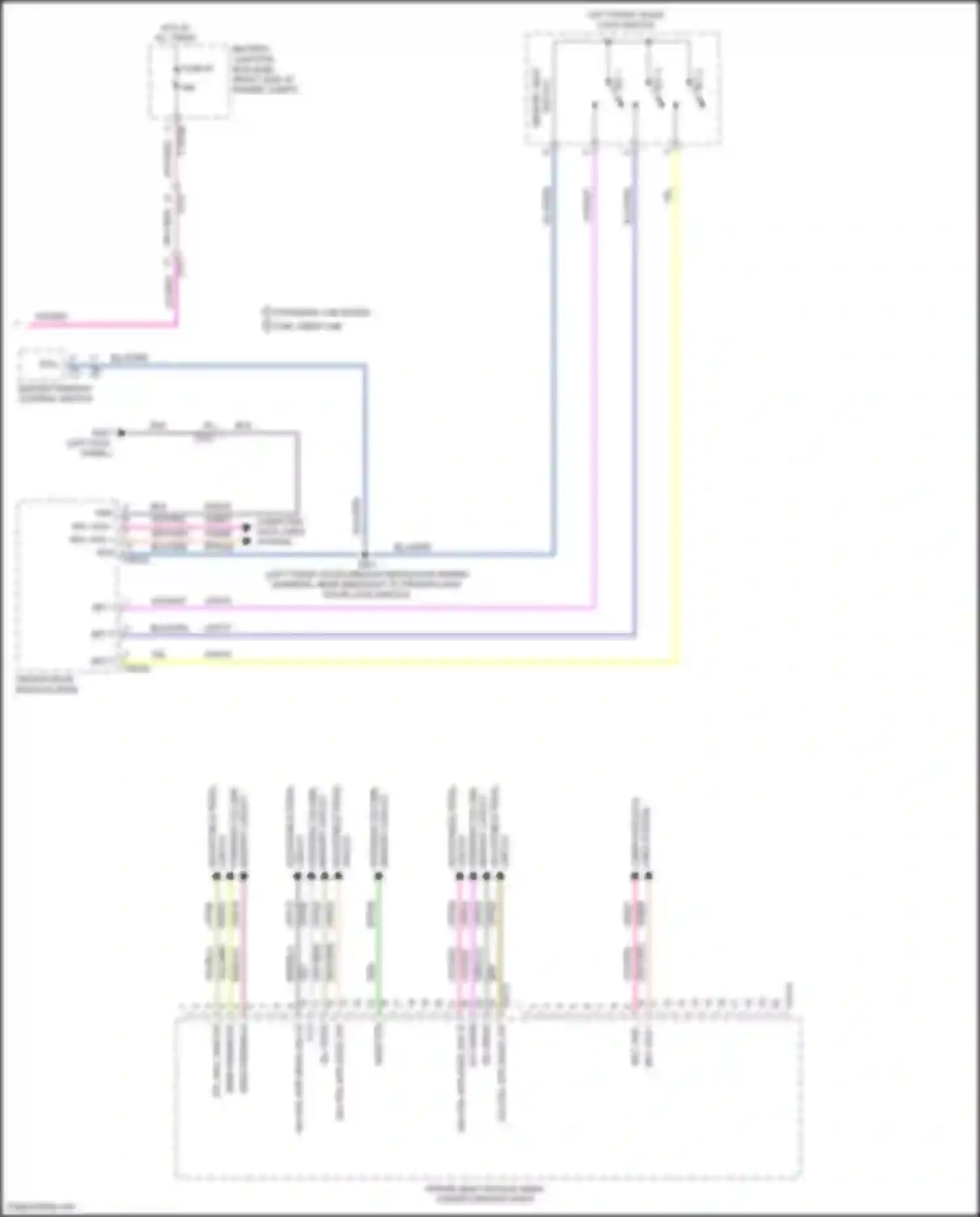 F-350 Ford XIV (2017-2020): Driver"s memory seat circuit (2 of 2)