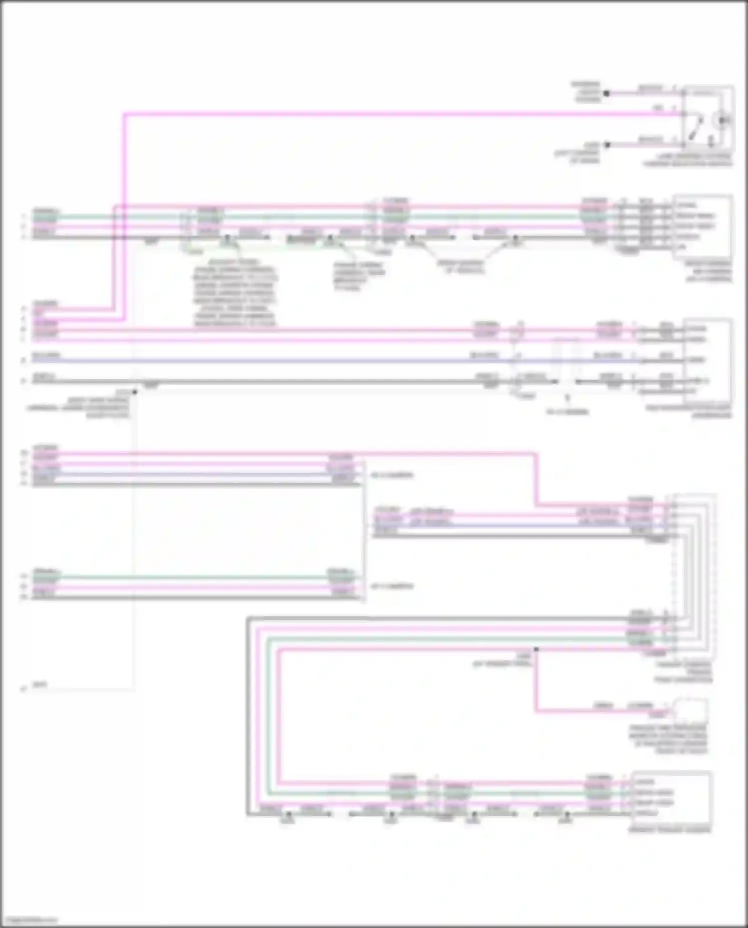 F-350 Ford XIV (2017-2020): All around vision camera circuit, w/o 360 view (2 of 2)