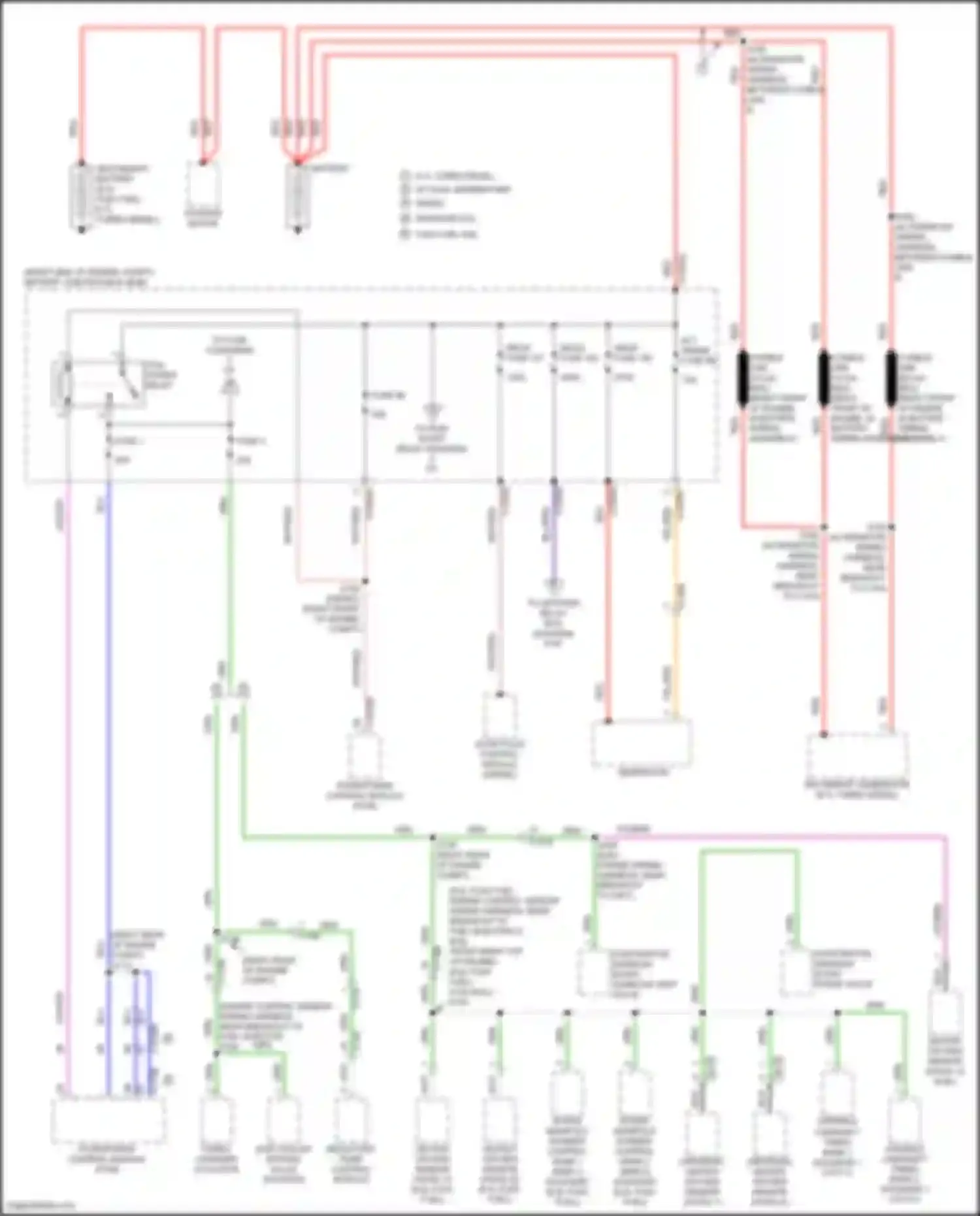 F-350 Ford XIV (2017-2020): Power distribution circuit (1 of 8)